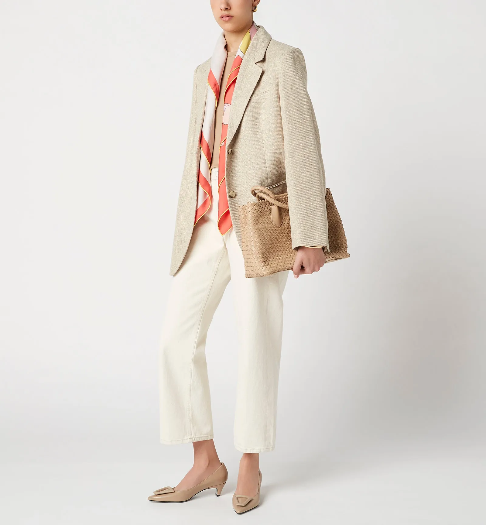 PREM WOVEN LEATHER TOTE BAG sold by La CANADIENNE product image thumbnail 5