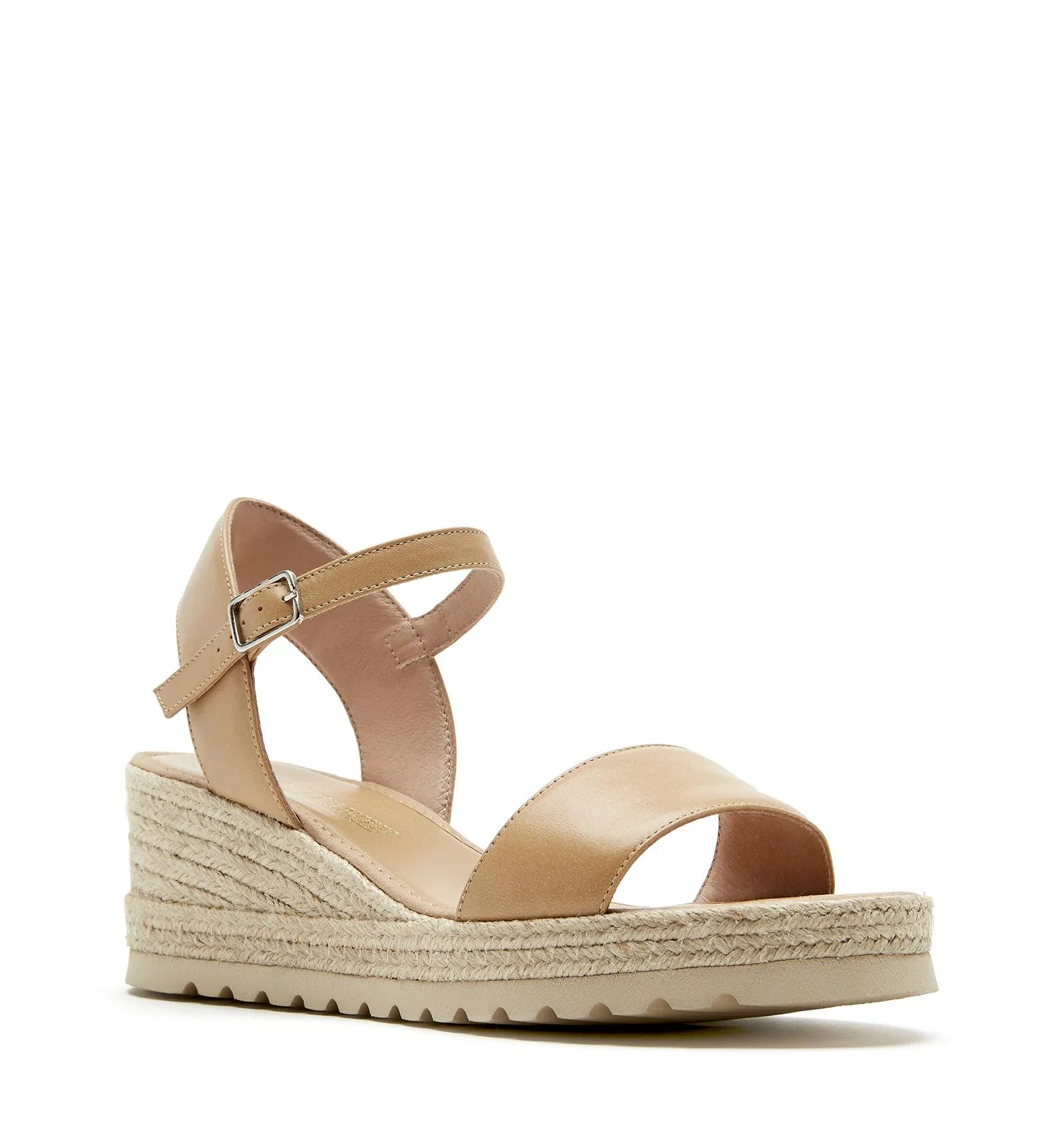 CHRISTIE LEATHER WEDGE ESPADRILLE sold by La CANADIENNE product image thumbnail 2