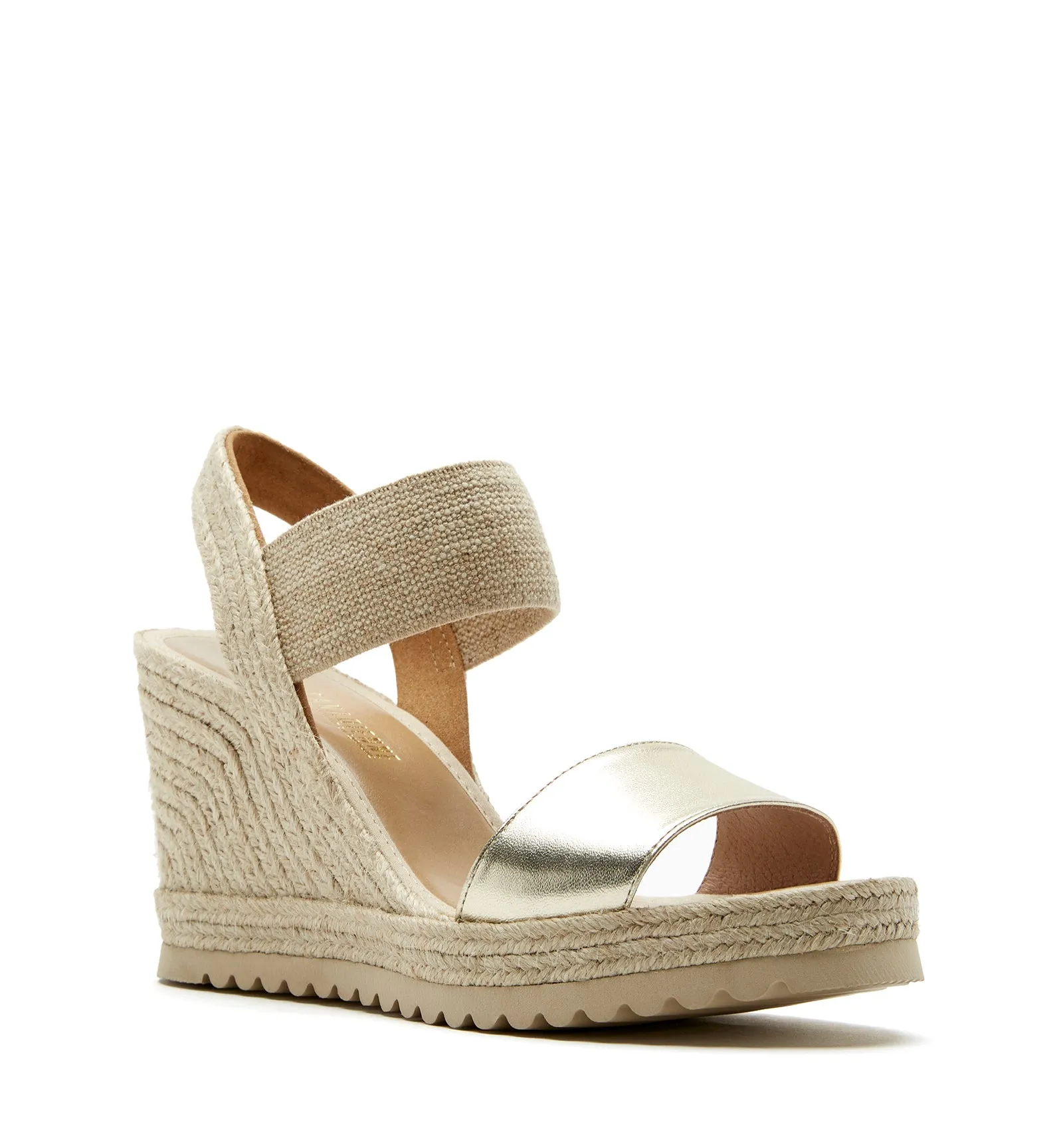 CHRISHELL LEATHER WEDGE ESPADRILLE sold by La CANADIENNE product image thumbnail 2