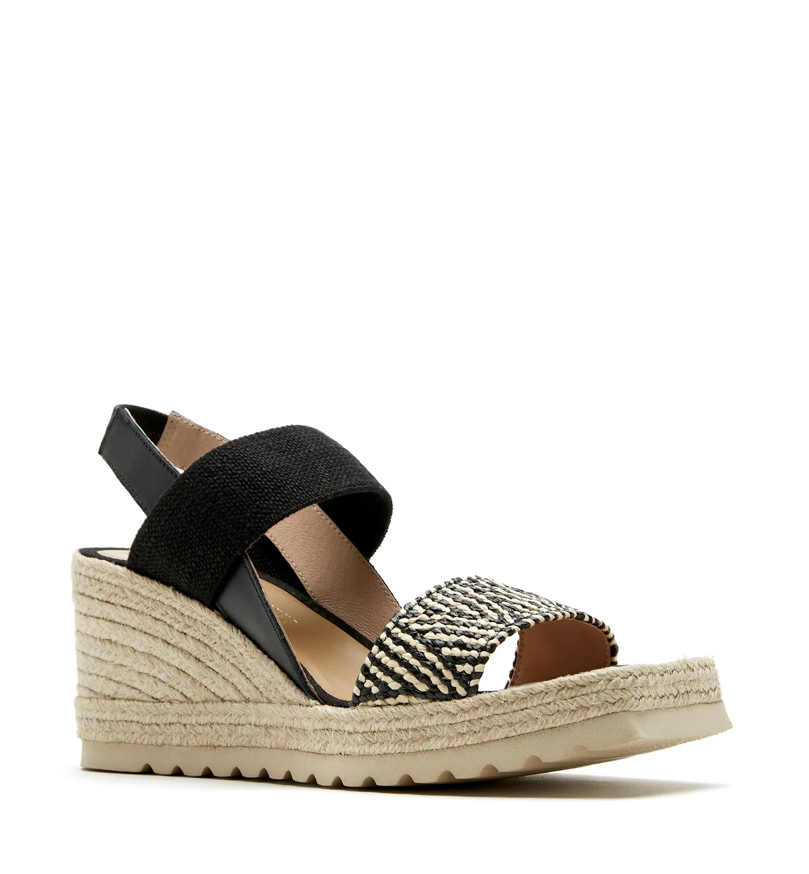 CASSINO FABRIC WEDGE ESPADRILLE sold by La CANADIENNE product image thumbnail 2
