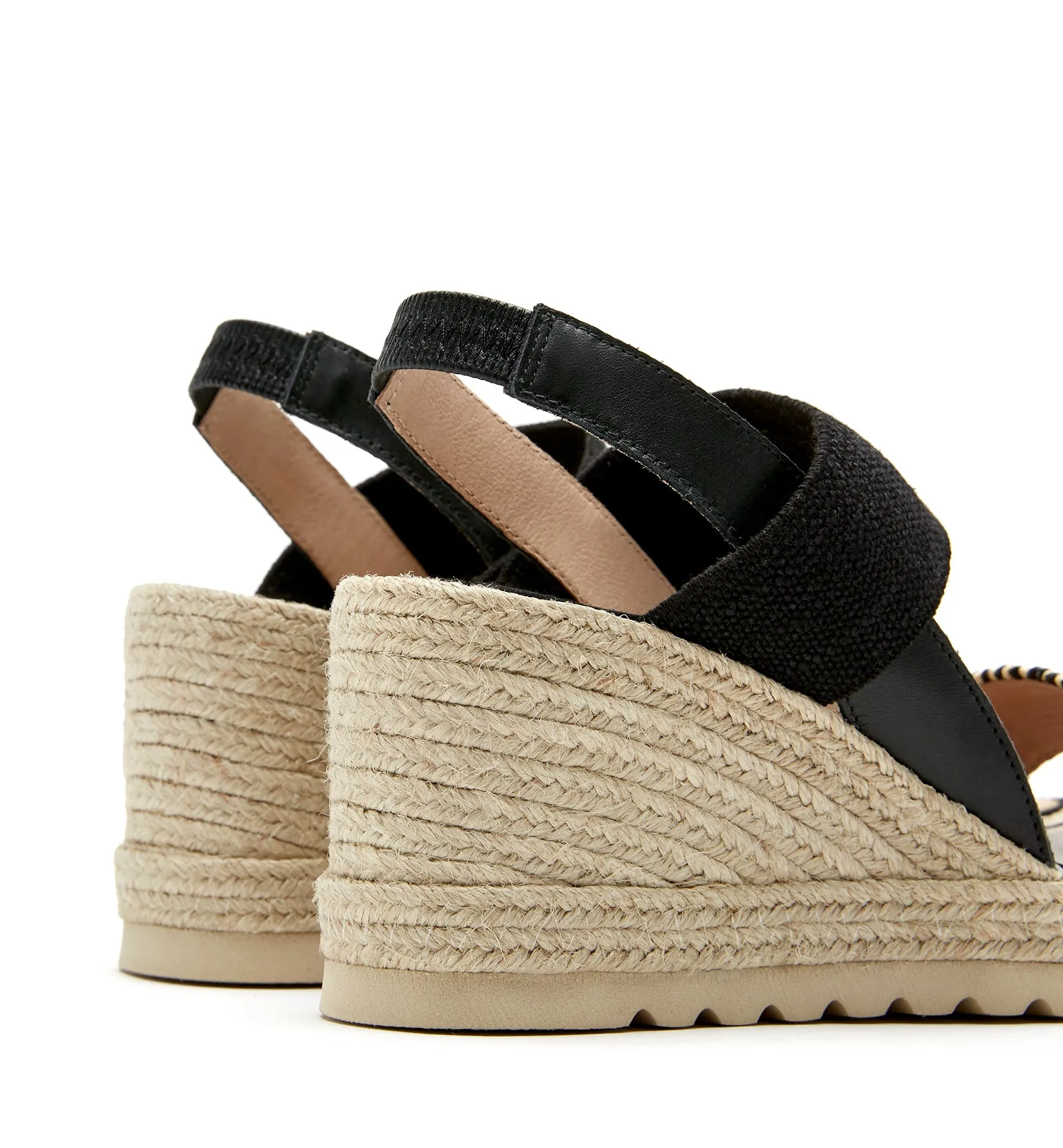 CASSINO FABRIC WEDGE ESPADRILLE sold by La CANADIENNE product image thumbnail 4