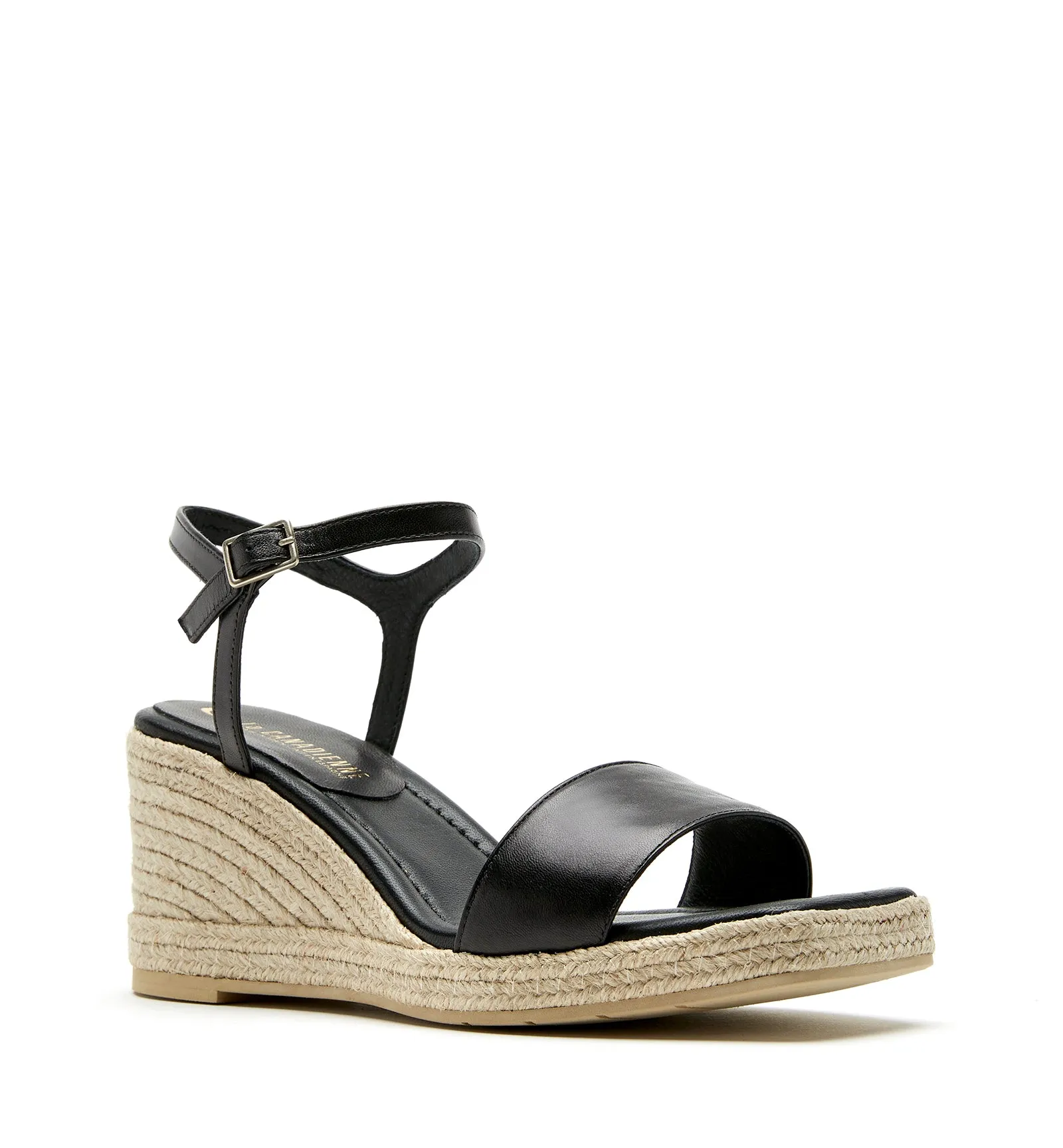 CASSIE LEATHER WEDGE ESPADRILLE sold by La CANADIENNE product image thumbnail 2