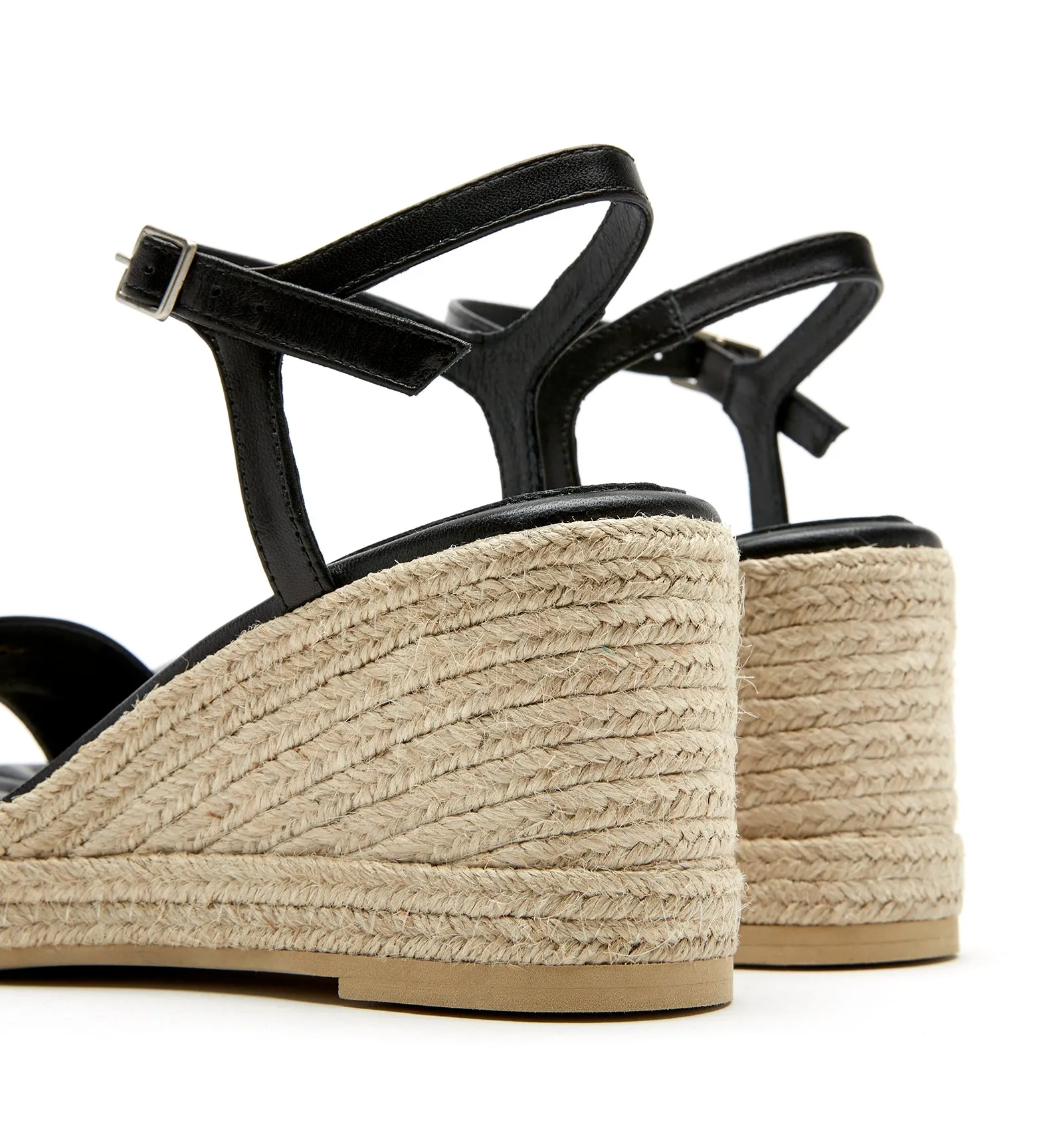 CASSIE LEATHER WEDGE ESPADRILLE sold by La CANADIENNE product image thumbnail 4