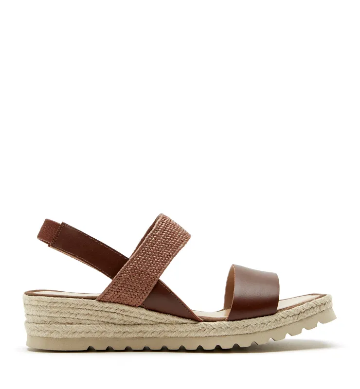 CANNES LEATHER ESPADRILLE sold by La CANADIENNE