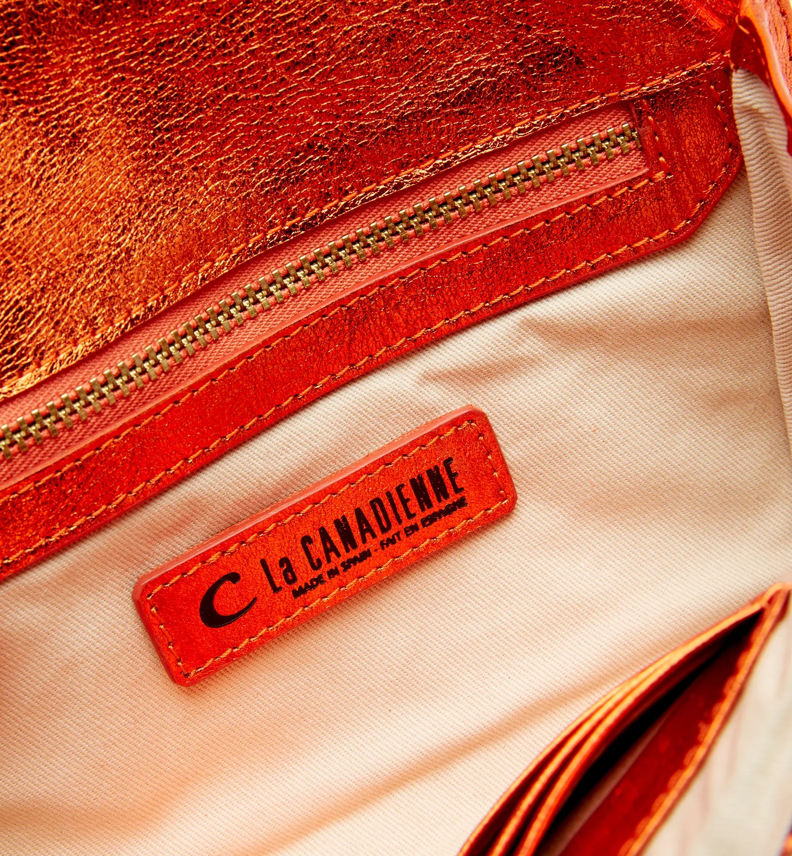 POMPEO WOVEN LEATHER CROSSBODY BAG sold by La CANADIENNE product image thumbnail 4