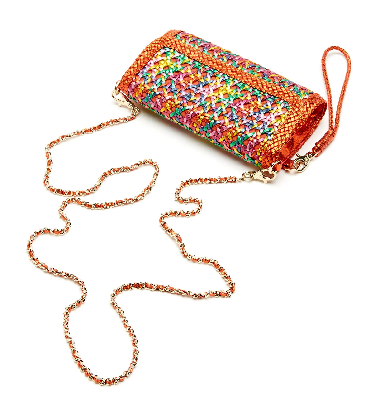 POMPEO WOVEN LEATHER CROSSBODY BAG sold by La CANADIENNE product image thumbnail 3
