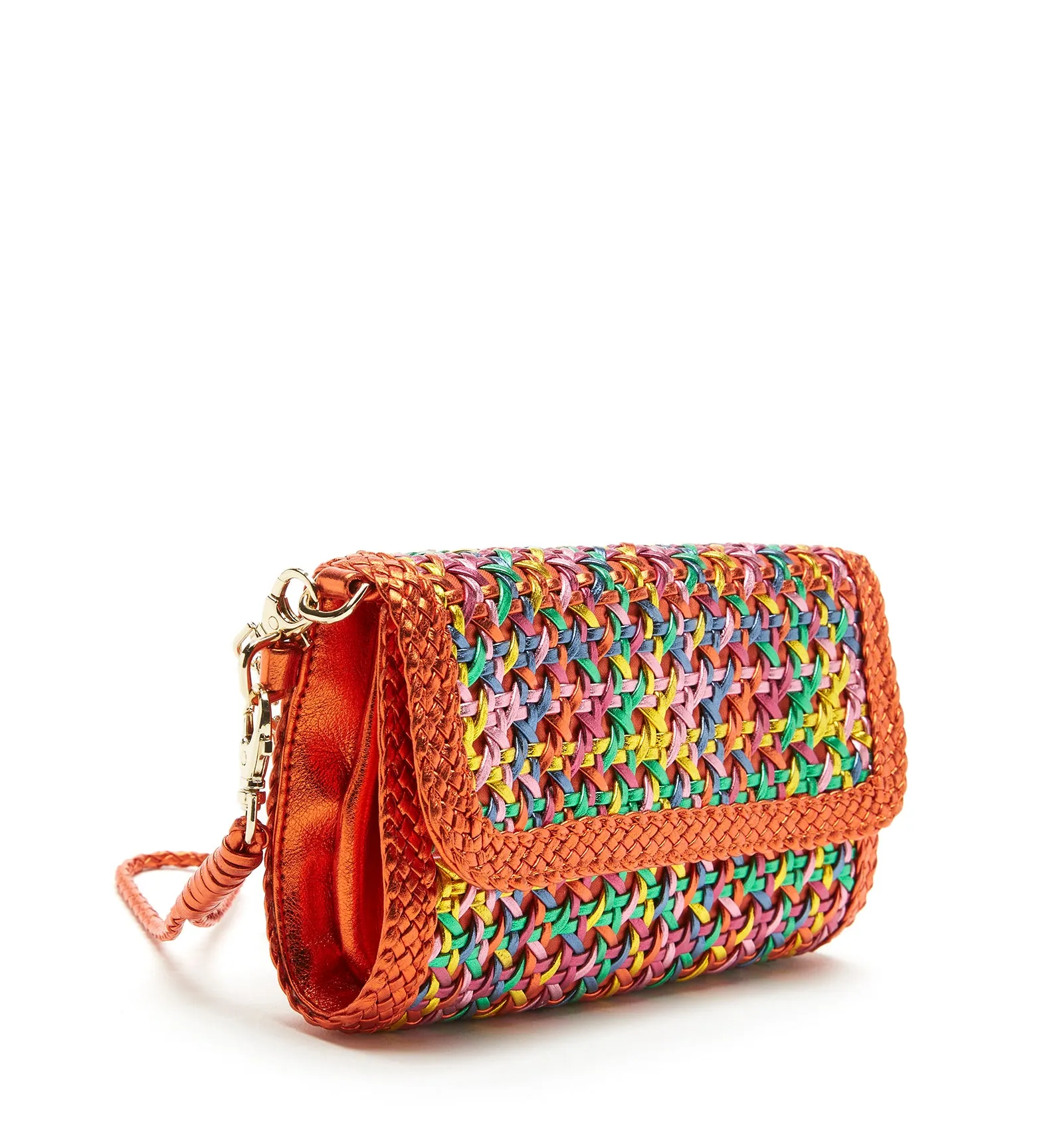 POMPEO WOVEN LEATHER CROSSBODY BAG sold by La CANADIENNE product image thumbnail 2