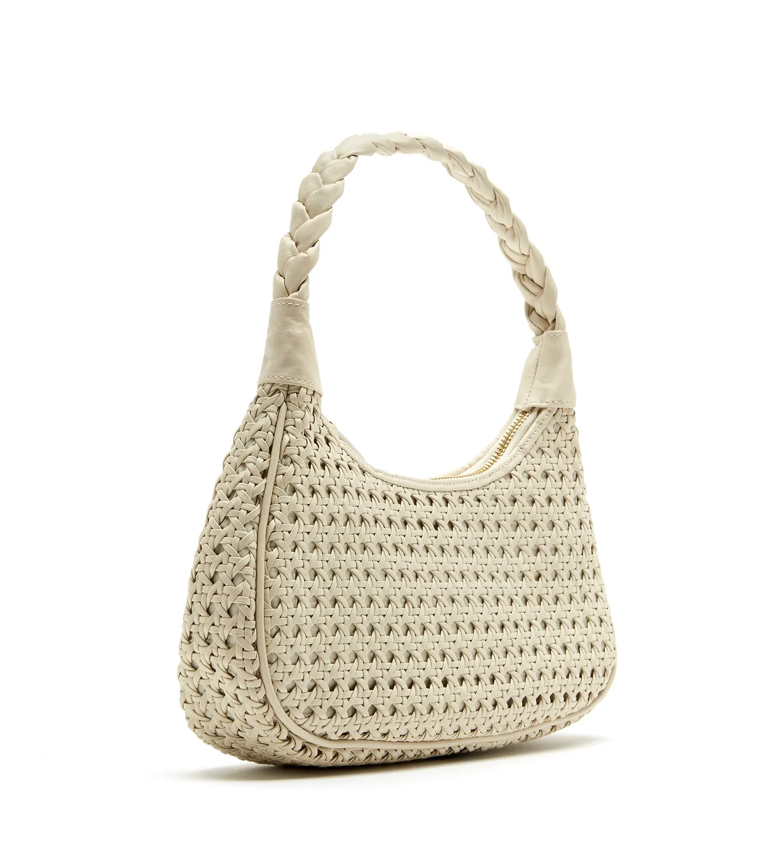 PATTI WOVEN LEATHER SHOULDER BAG sold by La CANADIENNE product image thumbnail 2