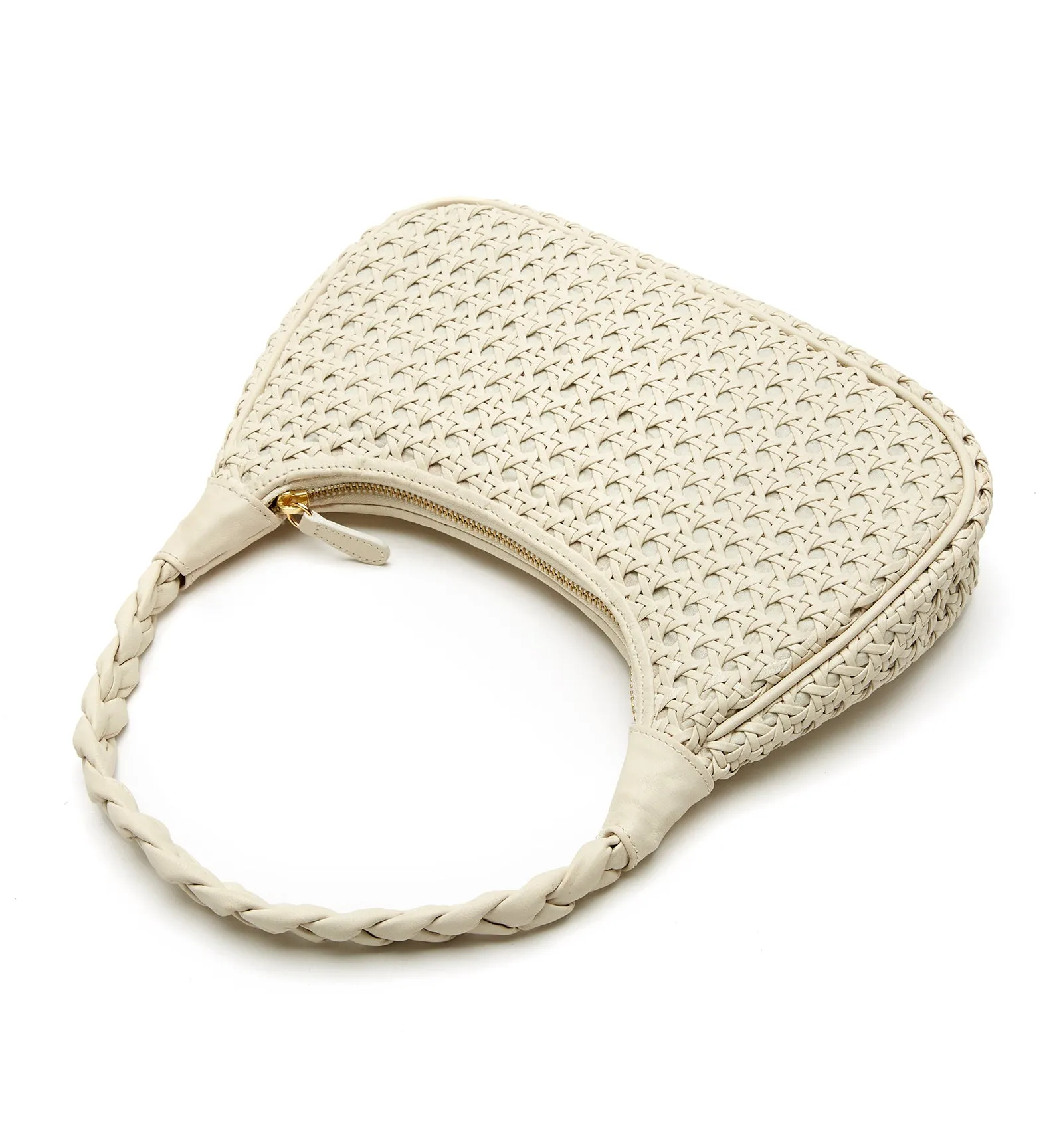 PATTI WOVEN LEATHER SHOULDER BAG sold by La CANADIENNE product image thumbnail 3