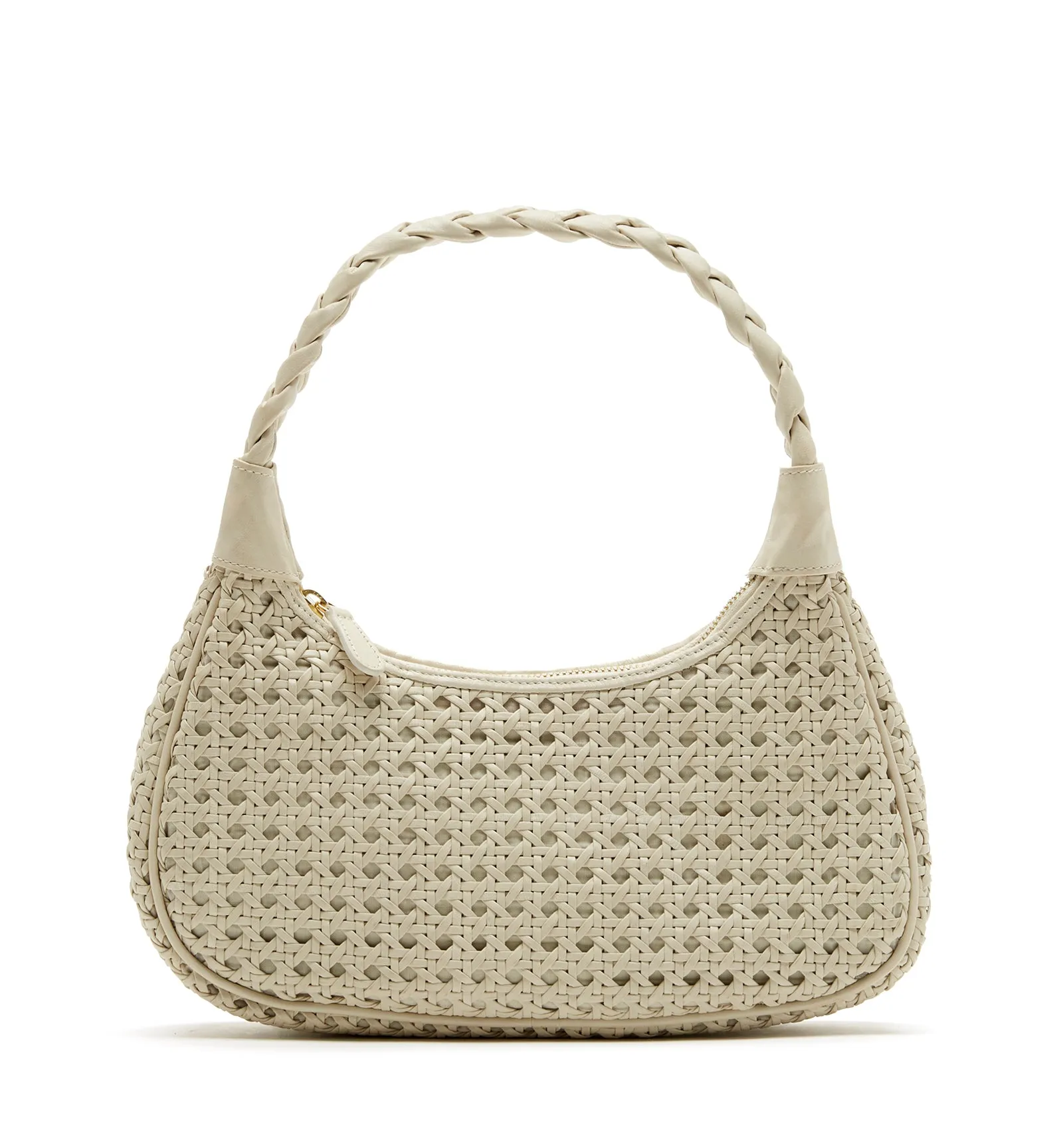 PATTI WOVEN LEATHER SHOULDER BAG sold by La CANADIENNE