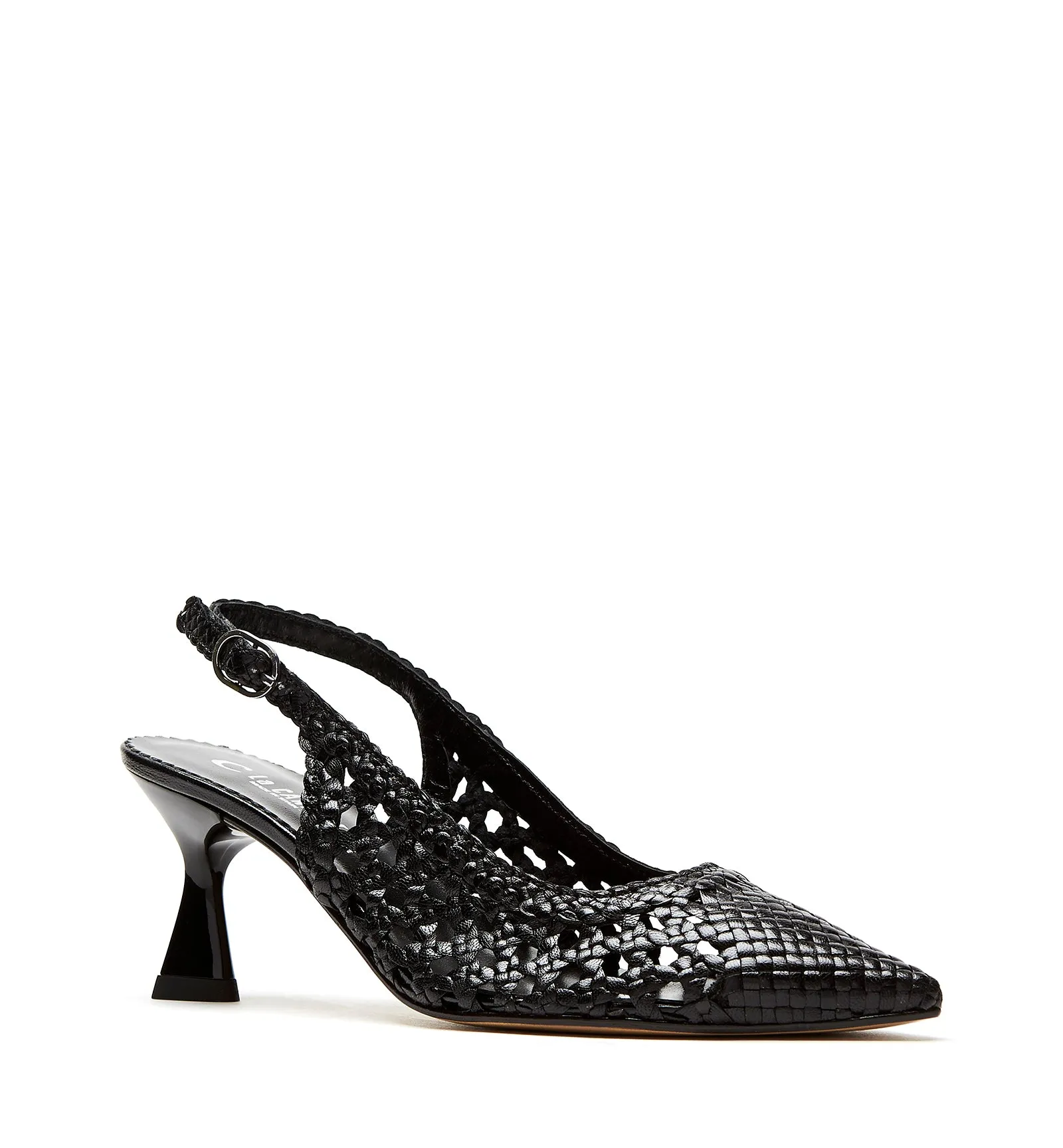 PUMP SLINGBACK WOVEN LEATHER PUMP sold by La CANADIENNE product image thumbnail 2