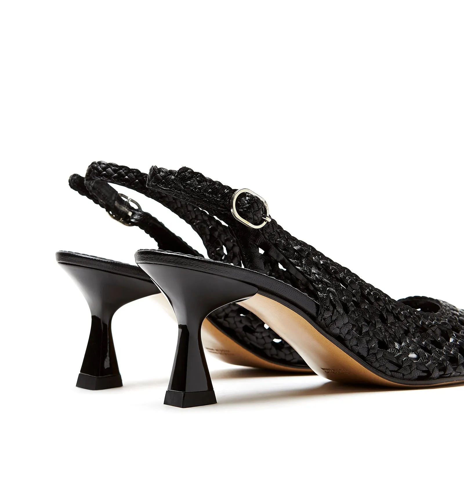 PUMP SLINGBACK WOVEN LEATHER PUMP sold by La CANADIENNE product image thumbnail 4