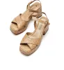 PAMMEE WOVEN LEATHER SANDAL sold by La CANADIENNE