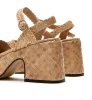 PAMMEE WOVEN LEATHER SANDAL sold by La CANADIENNE