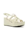 PEPPY WOVEN LEATHER WEDGE SANDAL sold by La CANADIENNE
