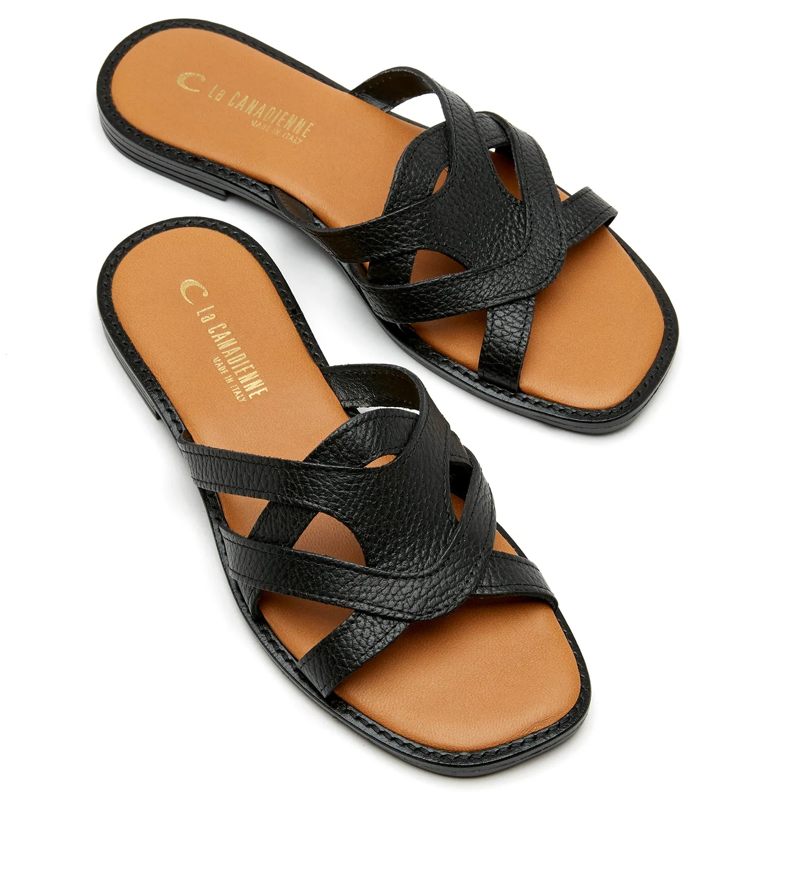 FRANCINE LEATHER SANDAL sold by La CANADIENNE product image thumbnail 3