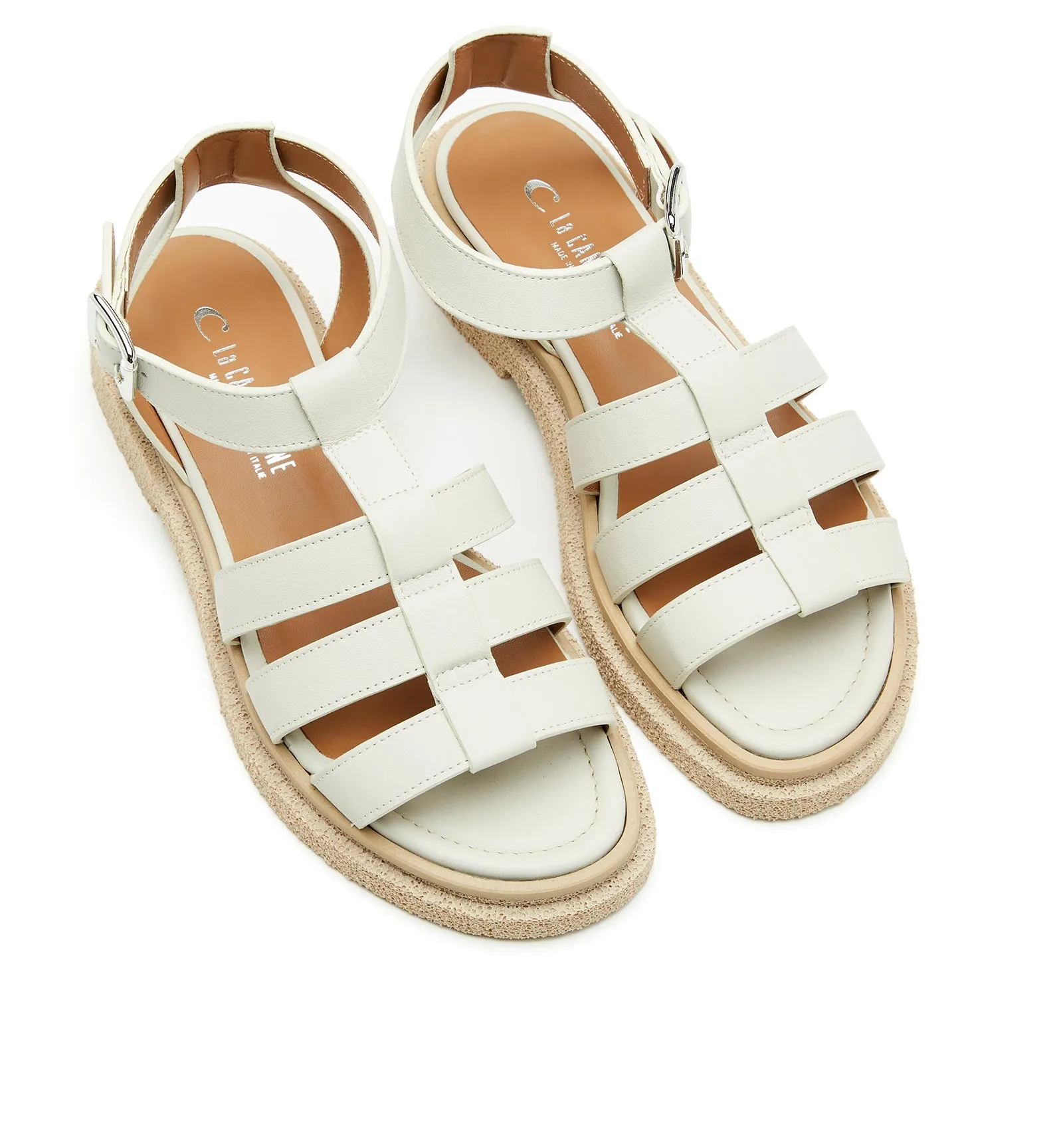 REFLECT LEATHER SANDAL sold by La CANADIENNE product image thumbnail 3