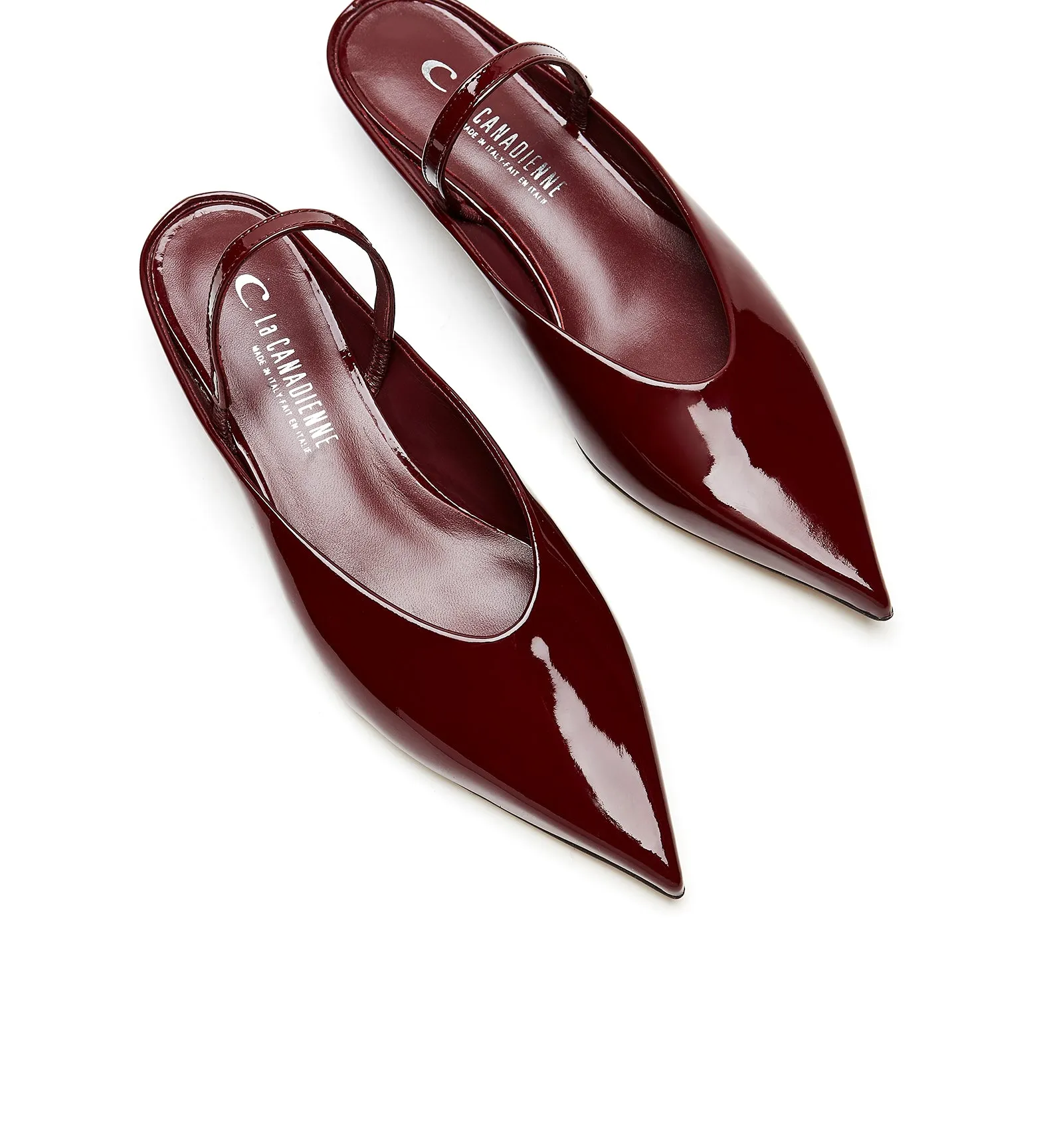 REDEEM SLINGBACK PATENT LEATHER MULE sold by La CANADIENNE product image thumbnail 3