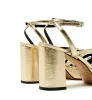 RECALL CRINKLE LEATHER PLATFORM SANDAL sold by La CANADIENNE