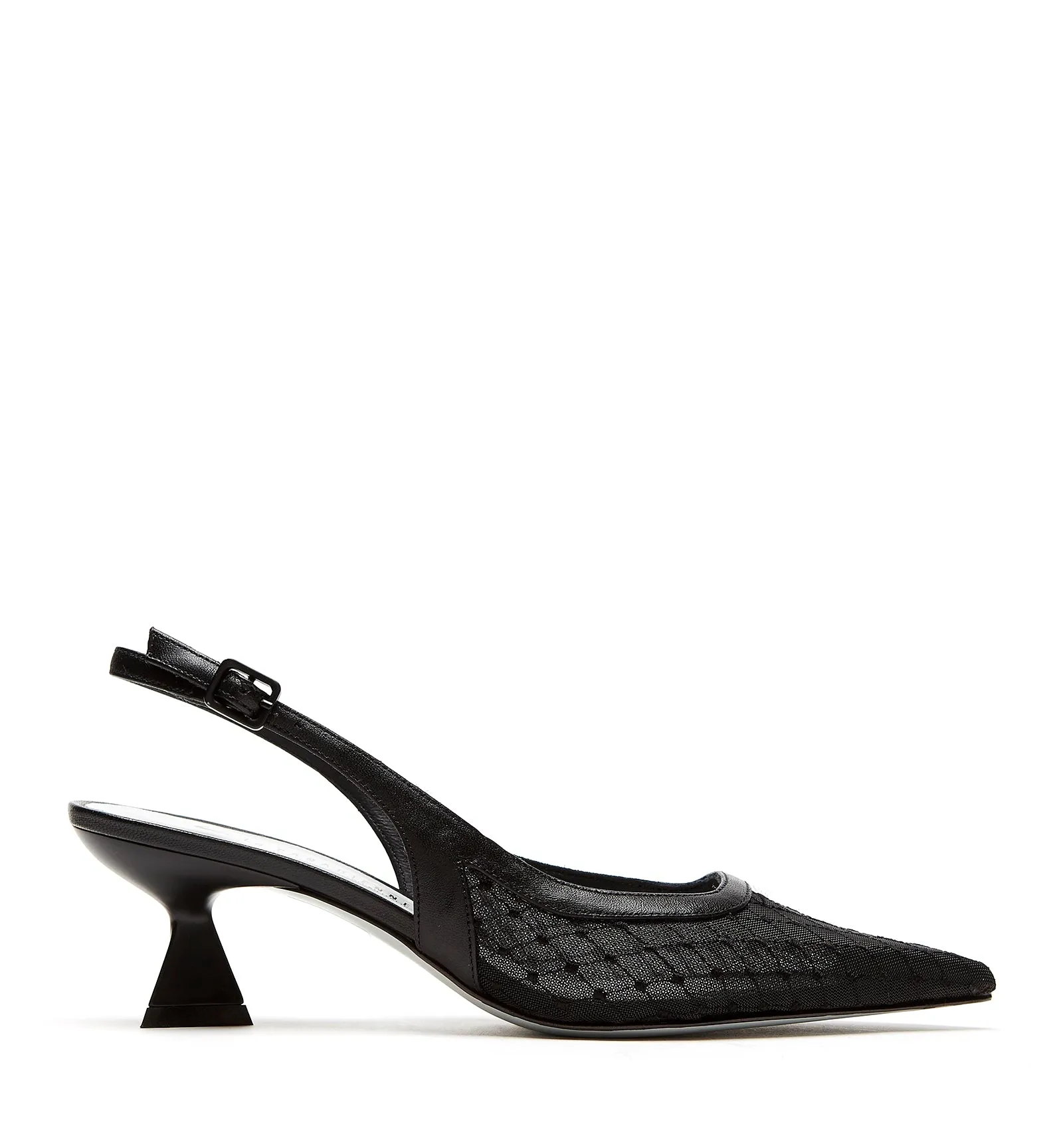 BEVELYN SLINGBACK MESH PUMP sold by La CANADIENNE