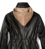 FAROE LEATHER REVERSIBLE COAT sold by La CANADIENNE