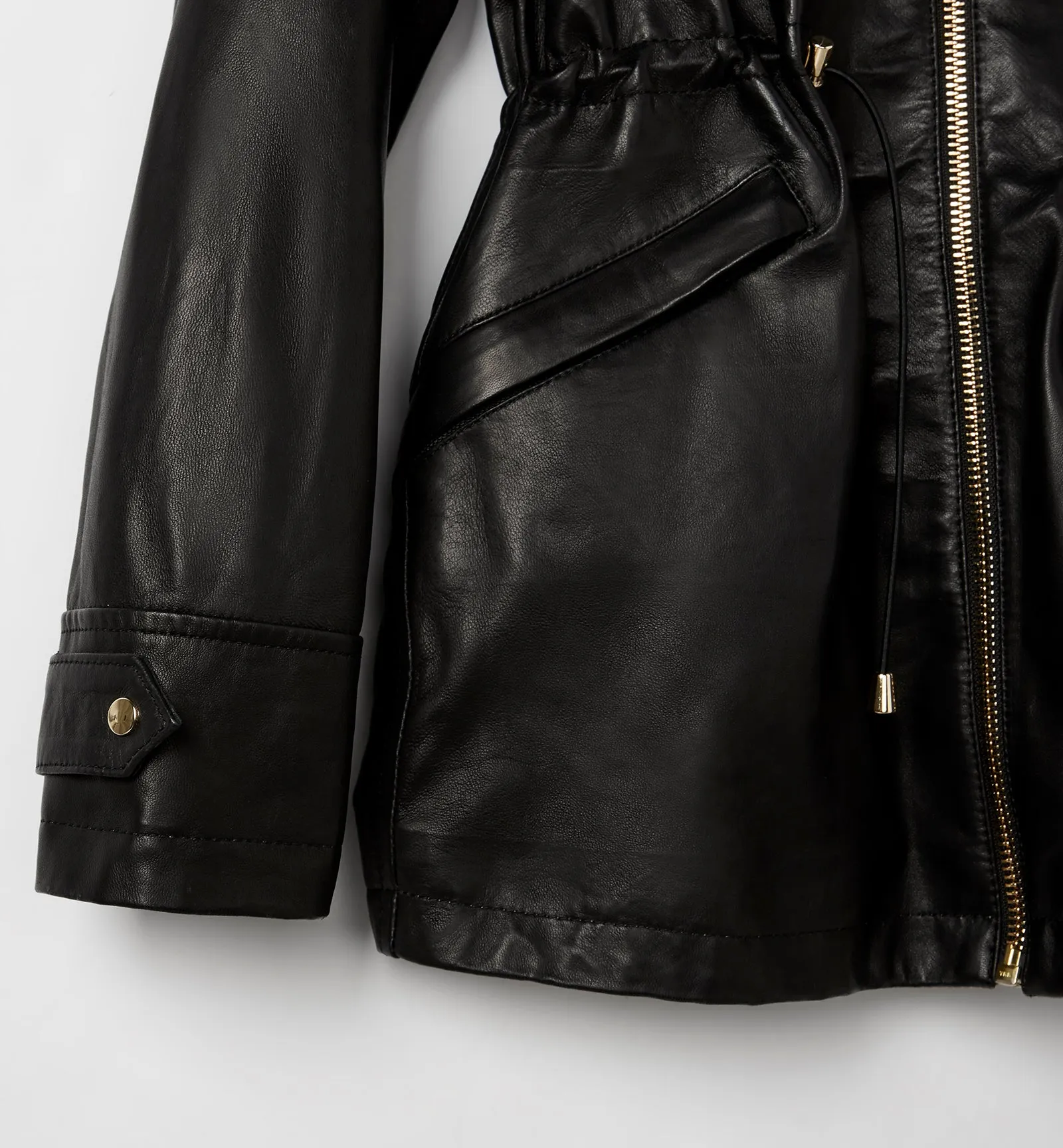 FAROE LEATHER REVERSIBLE COAT sold by La CANADIENNE product image thumbnail 4