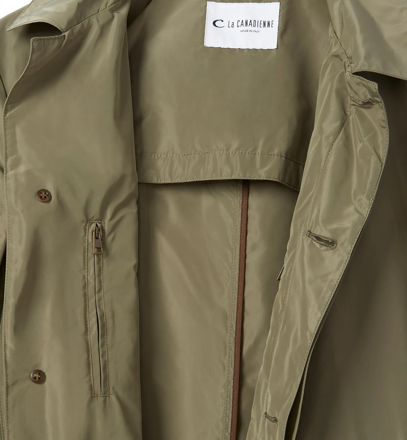 LELAND MEN'S TRENCH COAT sold by La CANADIENNE product image thumbnail 4