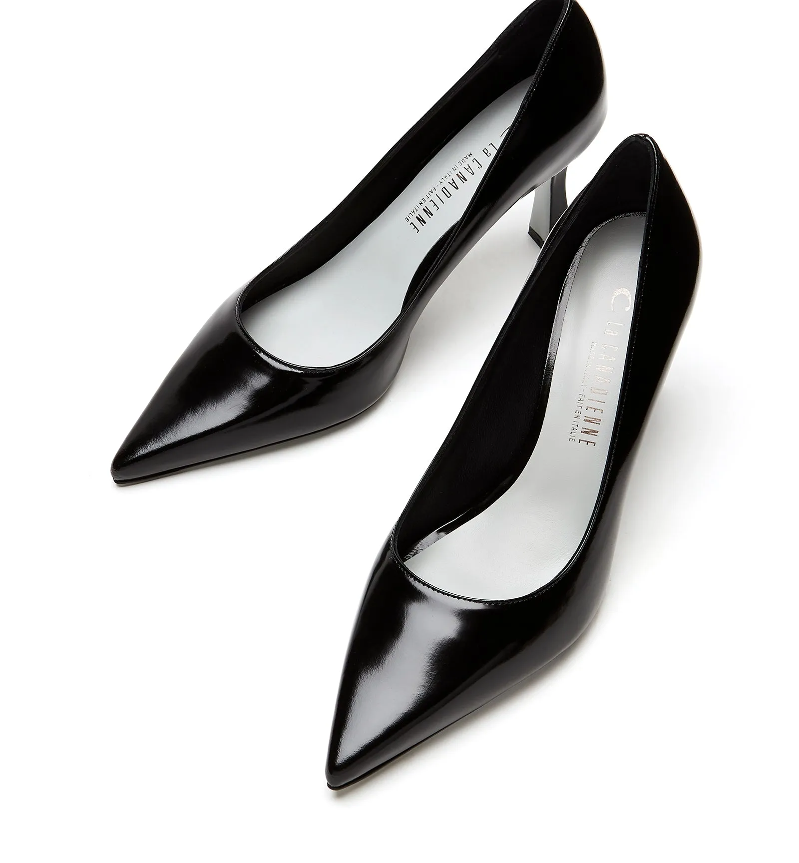 FAYDRAH SHINE LEATHER PUMP sold by La CANADIENNE product image thumbnail 3