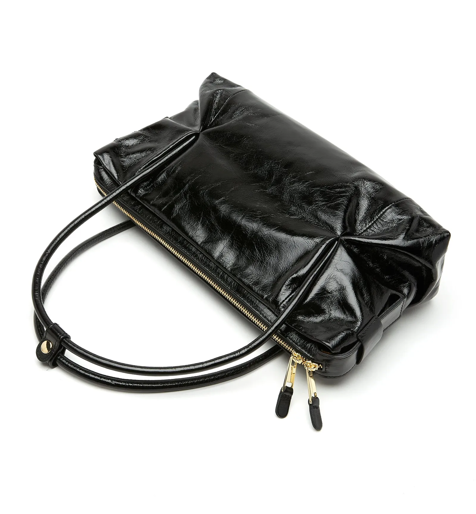 POTEAU CRINKLE LEATHER TOTE BAG sold by La CANADIENNE product image thumbnail 3