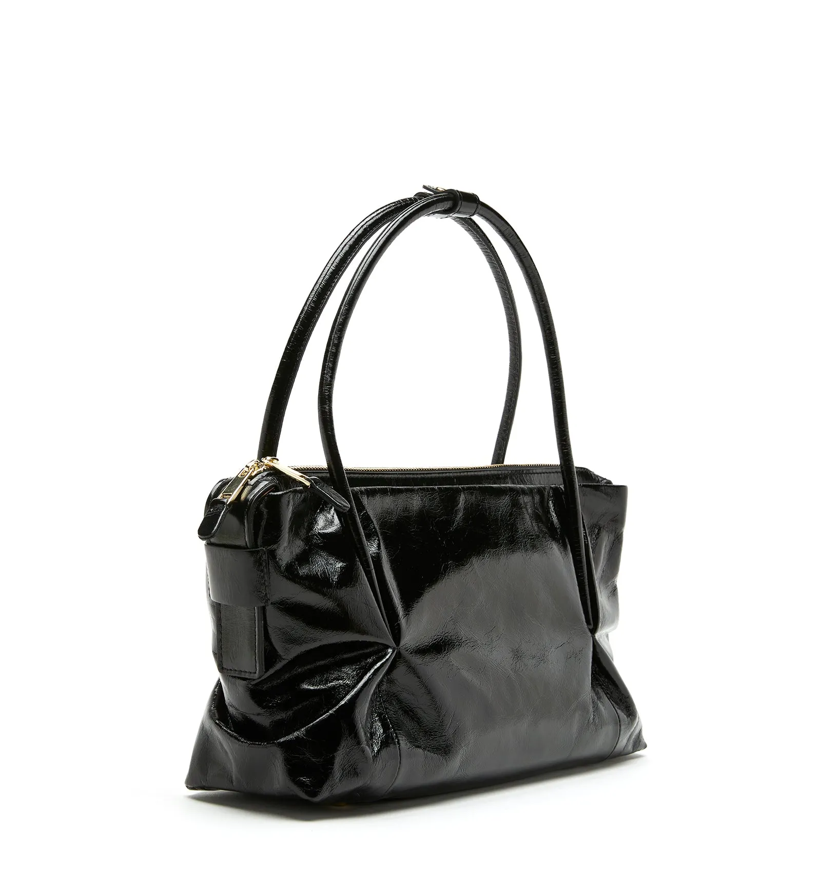 POTEAU CRINKLE LEATHER TOTE BAG sold by La CANADIENNE product image thumbnail 2