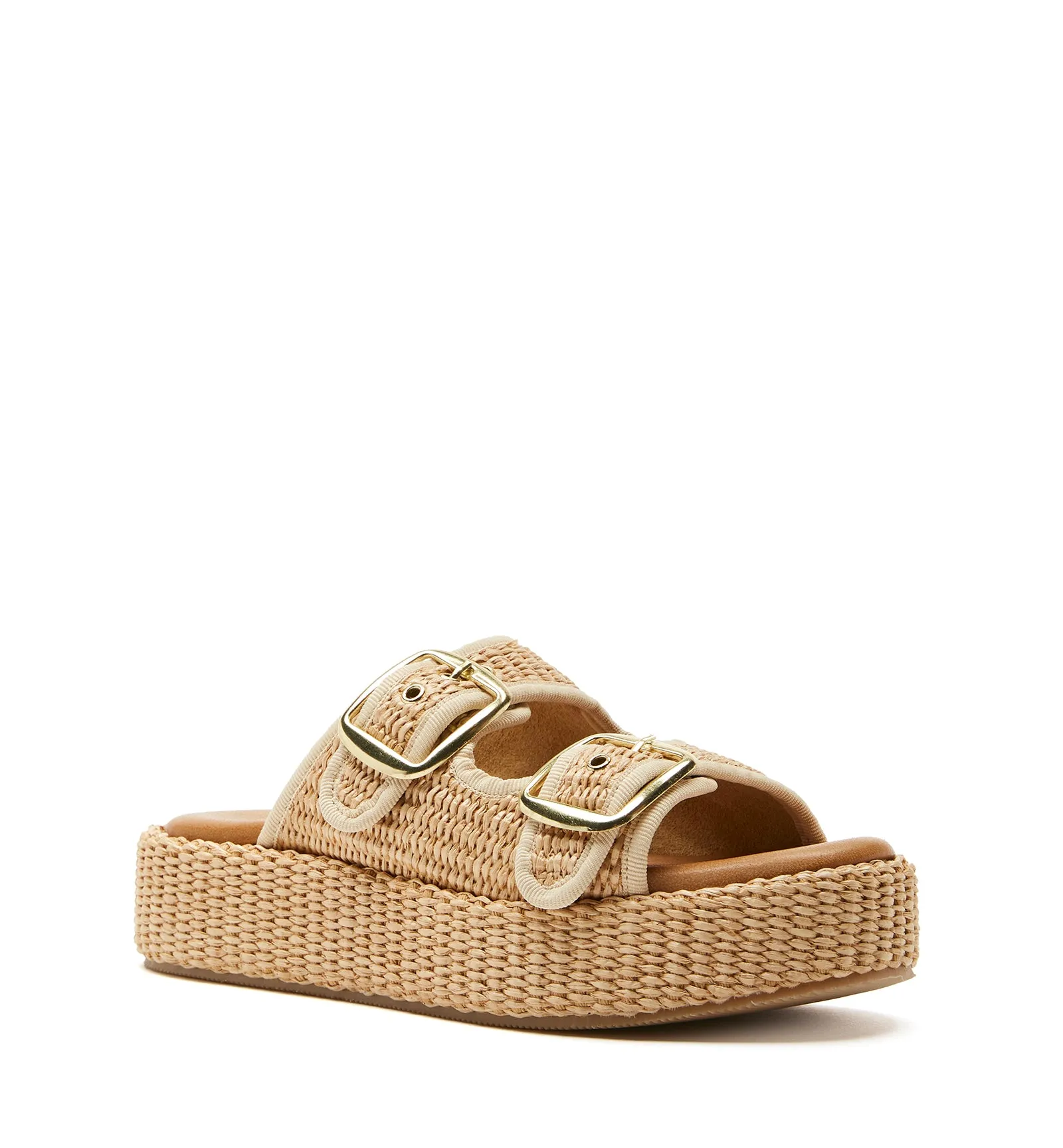 SAVOR RAFFIA SANDAL sold by La CANADIENNE product image thumbnail 2