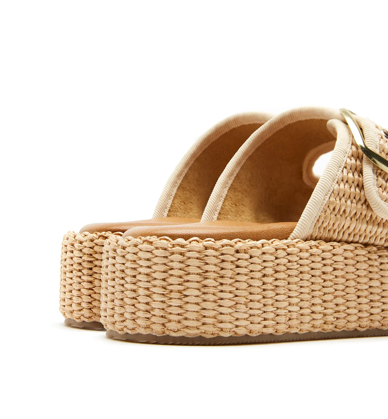 SAVOR RAFFIA SANDAL sold by La CANADIENNE product image thumbnail 4