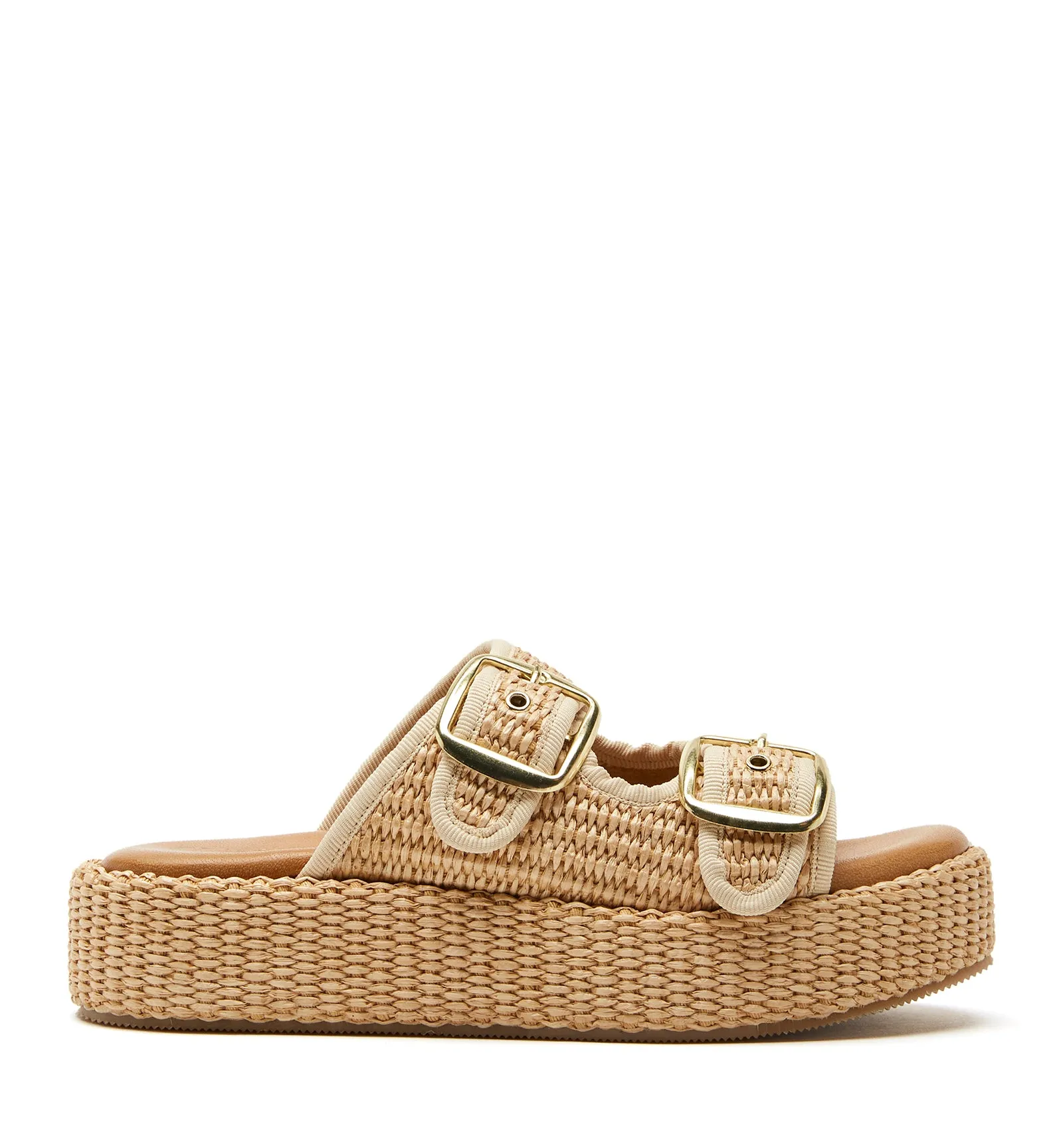 SAVOR RAFFIA SANDAL sold by La CANADIENNE