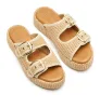 SAVOR RAFFIA SANDAL sold by La CANADIENNE
