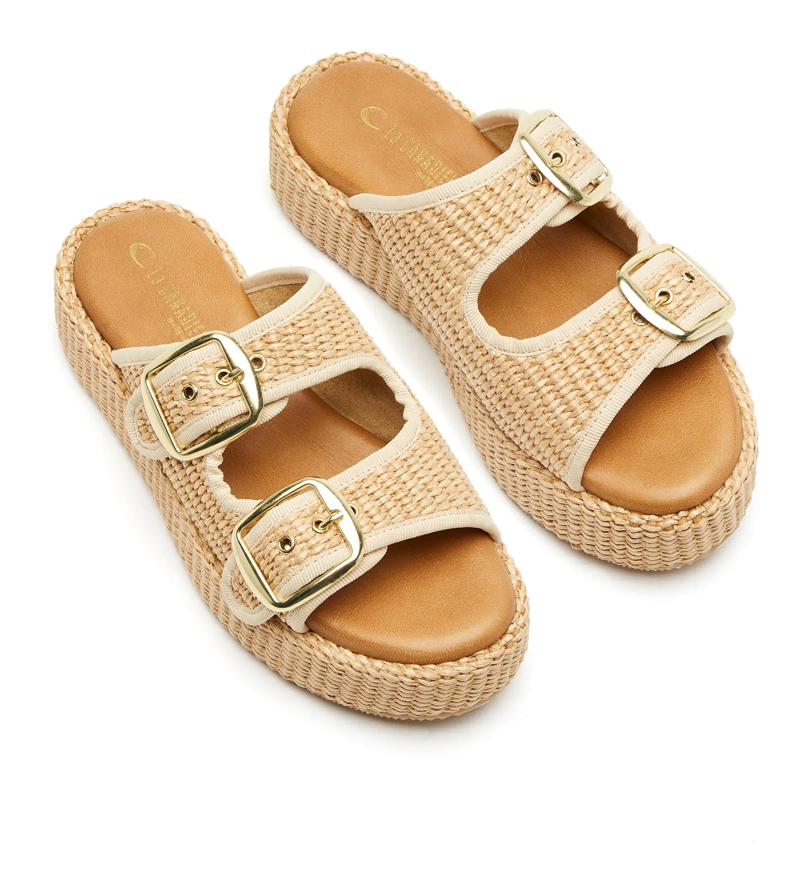 SAVOR RAFFIA SANDAL sold by La CANADIENNE product image thumbnail 3