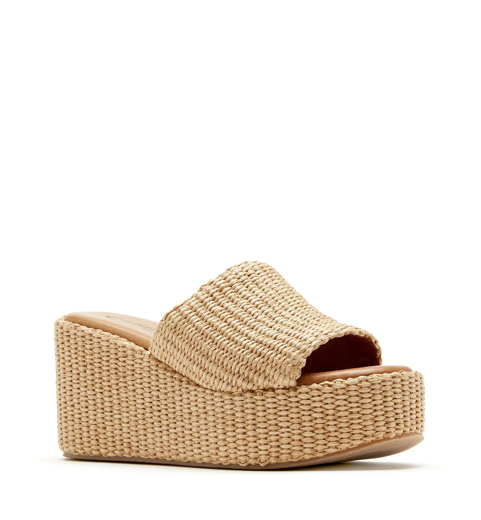 SAMI RAFFIA WEDGE SANDAL sold by La CANADIENNE product image thumbnail 2