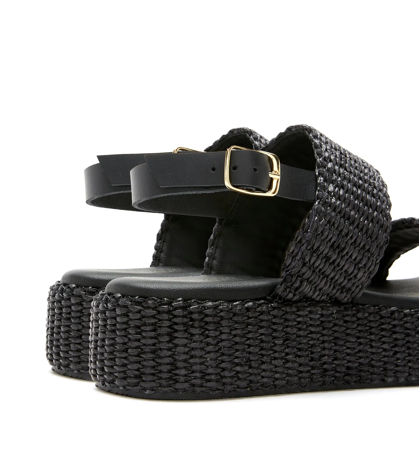 SKY RAFFIA SANDAL sold by La CANADIENNE product image thumbnail 5