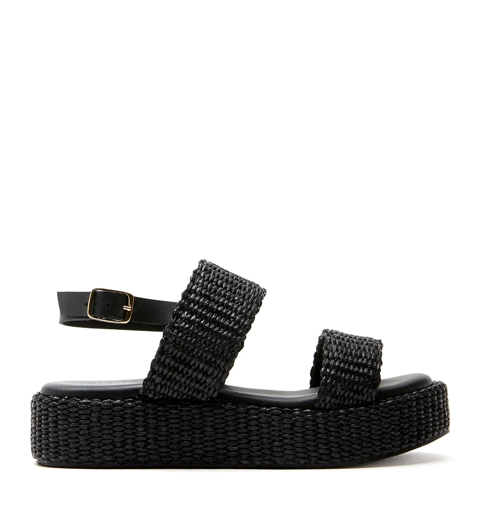 SKY RAFFIA SANDAL sold by La CANADIENNE