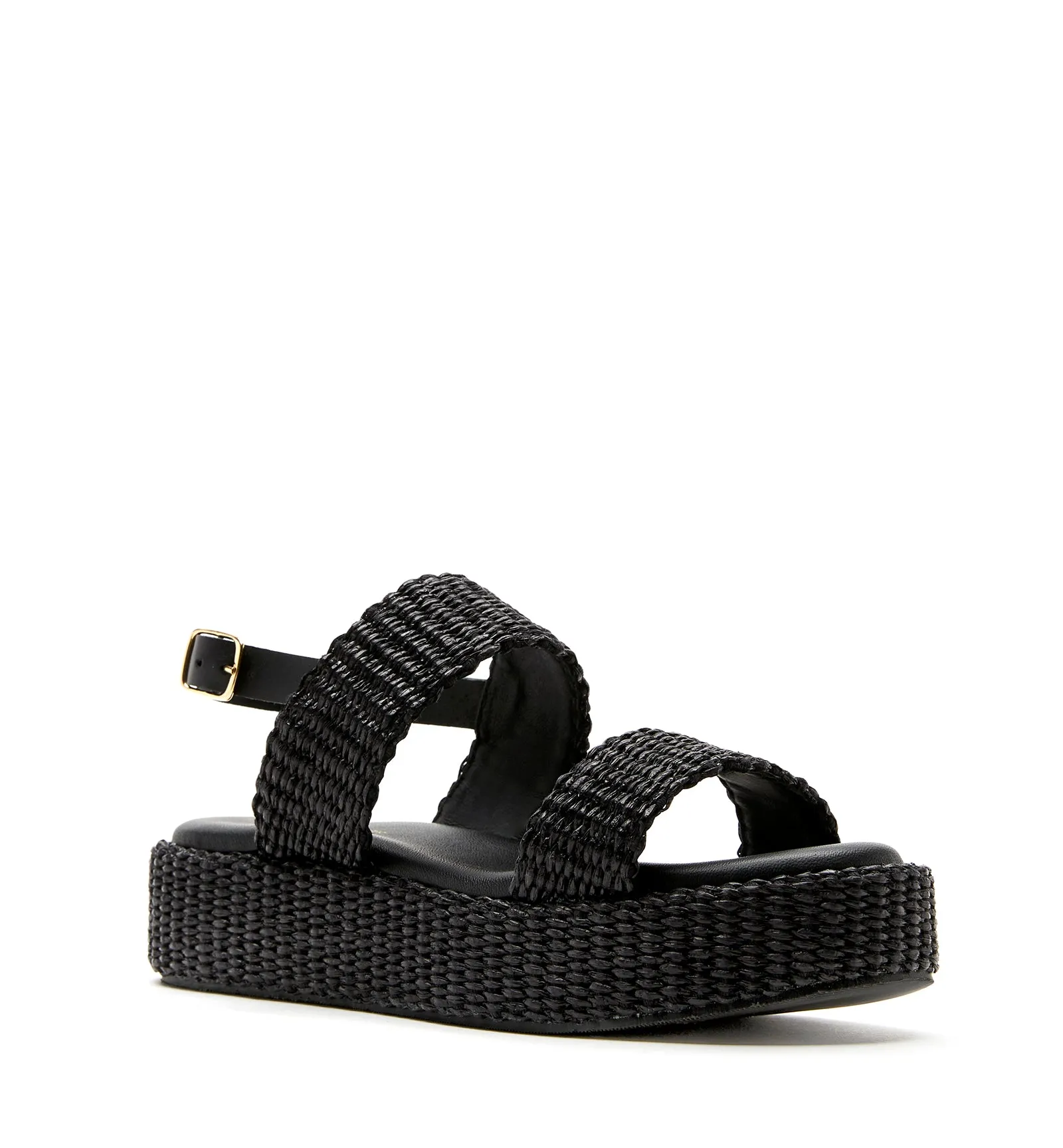 SKY RAFFIA SANDAL sold by La CANADIENNE product image thumbnail 2