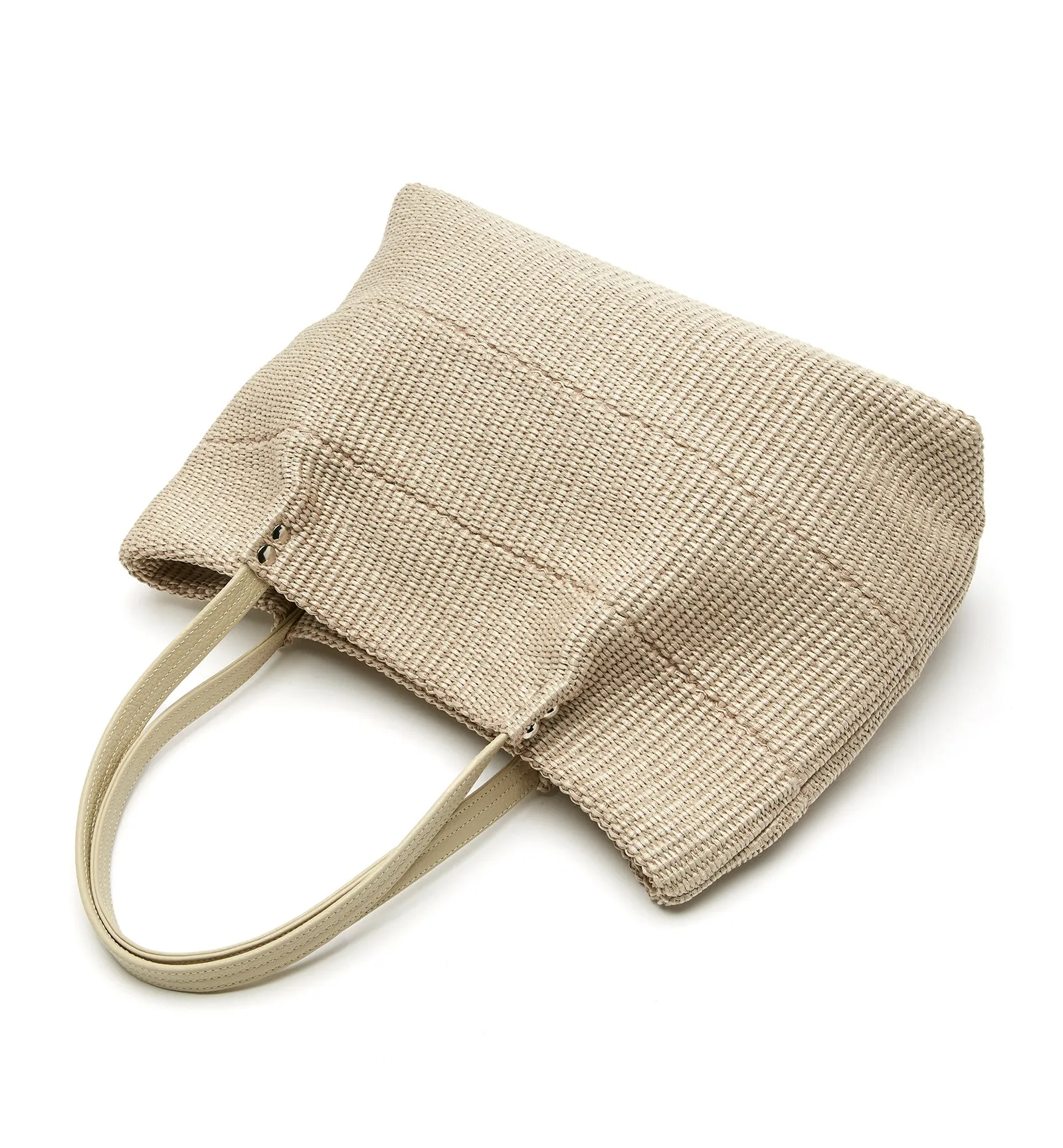 LIGHT RAFFIA TOTE BAG sold by La CANADIENNE product image thumbnail 3