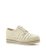 PIKNIK WOVEN LEATHER SHOE sold by La CANADIENNE