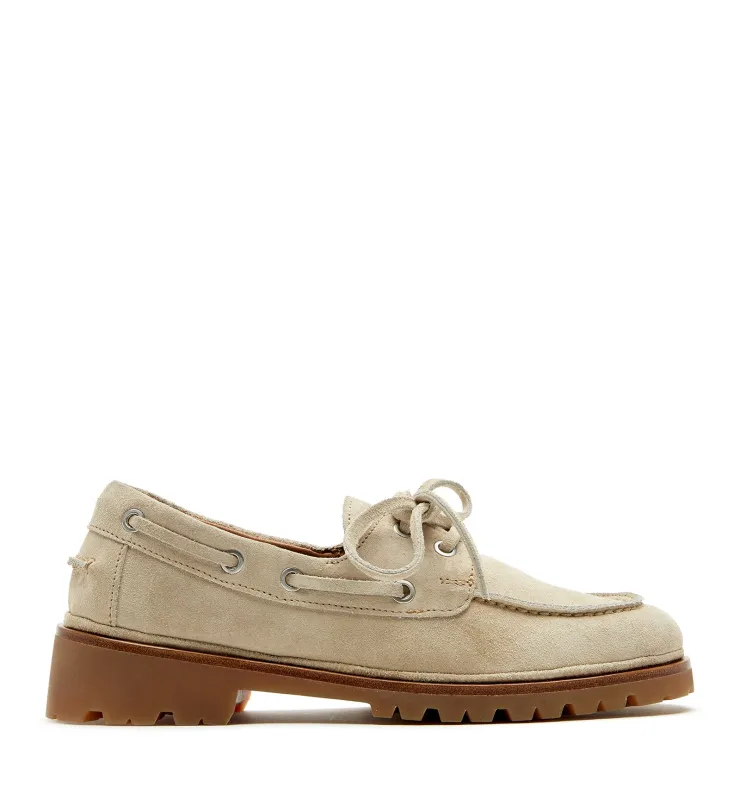MAJESTIC SUEDE BOAT SHOE sold by La CANADIENNE