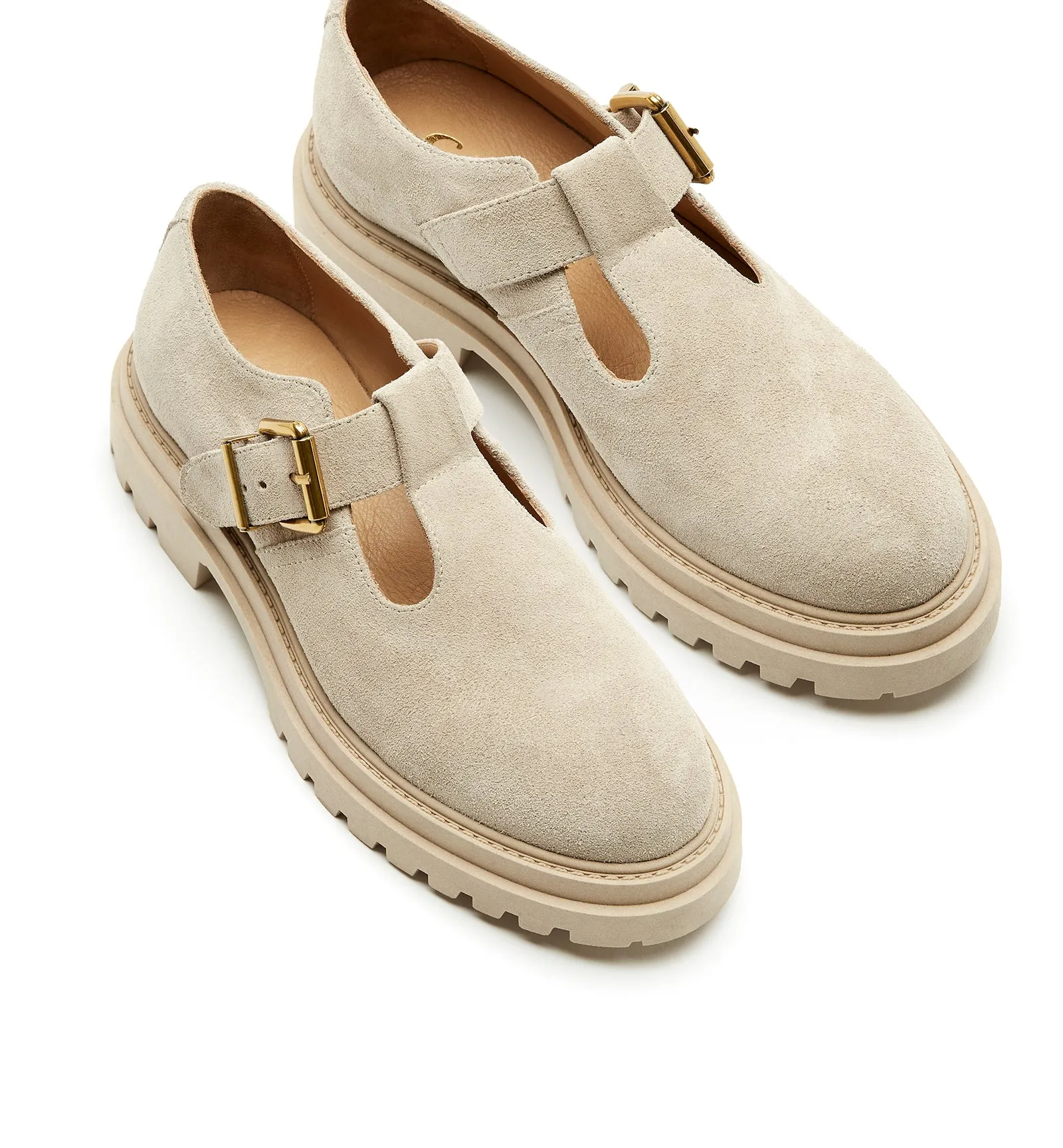 BRUCE SUEDE MARY JANE LOAFER sold by La CANADIENNE product image thumbnail 3