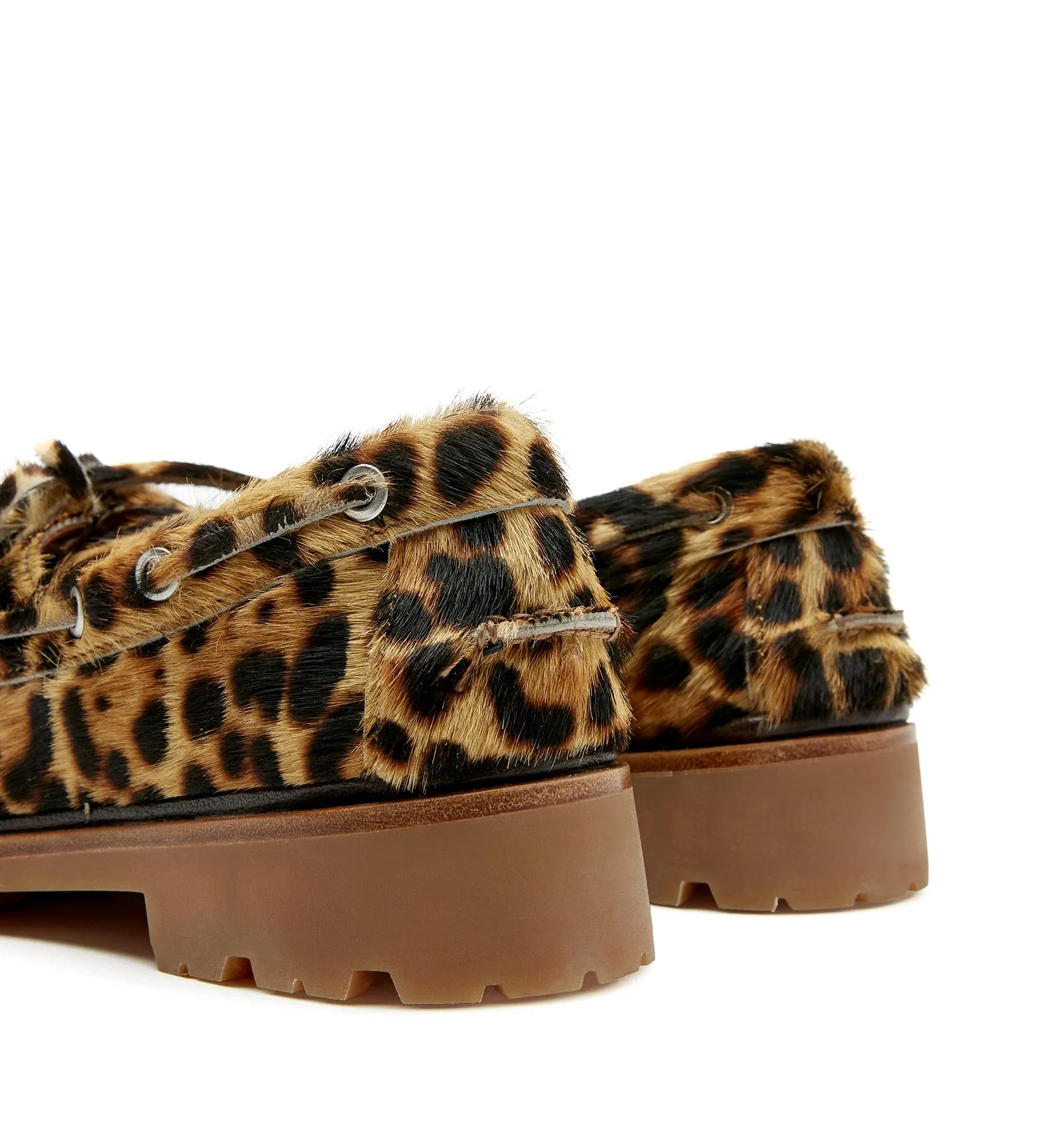 MAJESTIC LEOPARD-PRINT BOAT SHOE sold by La CANADIENNE product image thumbnail 4