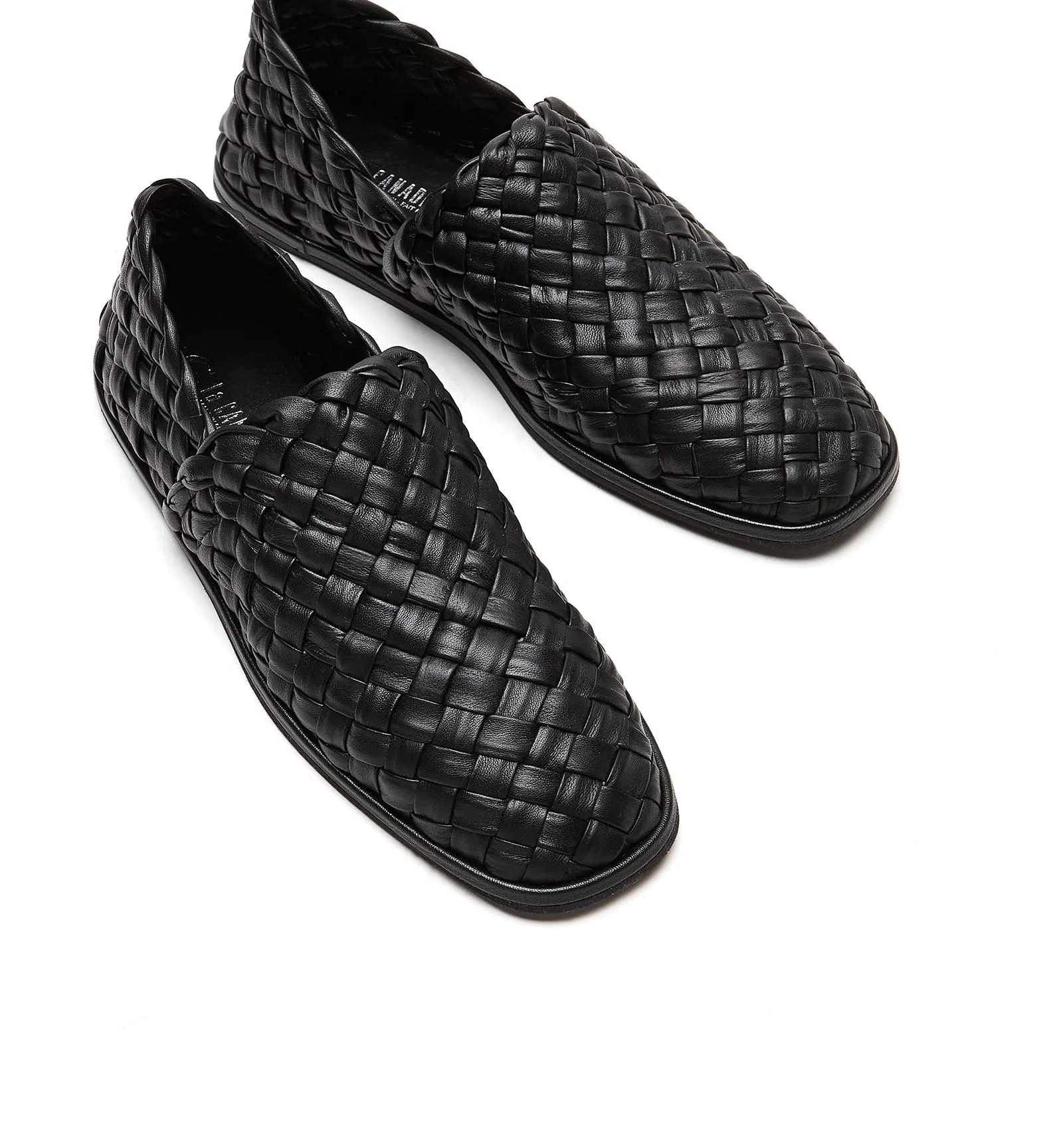 POSH WOVEN LEATHER LOAFER sold by La CANADIENNE product image thumbnail 3