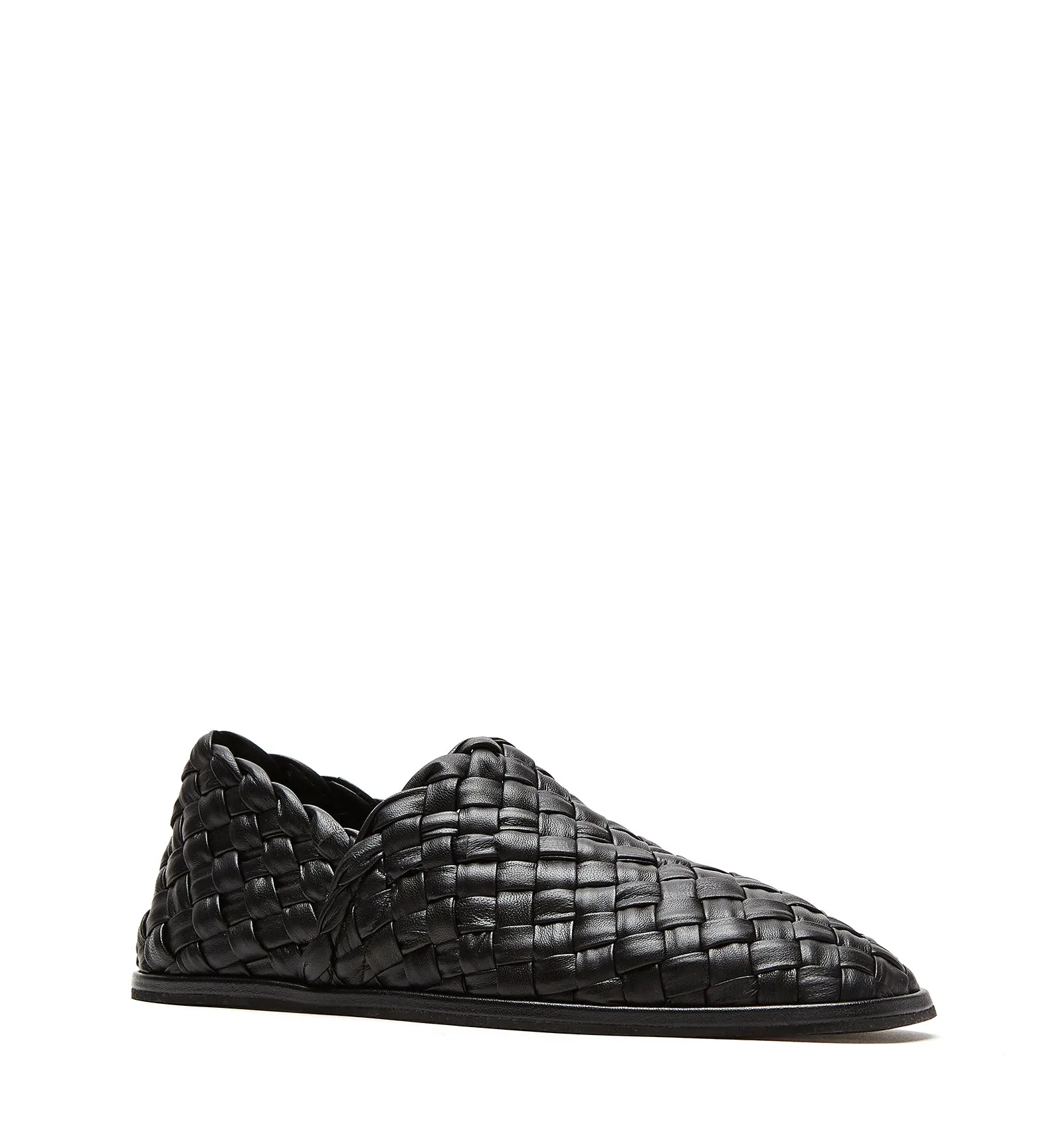 POSH WOVEN LEATHER LOAFER sold by La CANADIENNE product image thumbnail 2