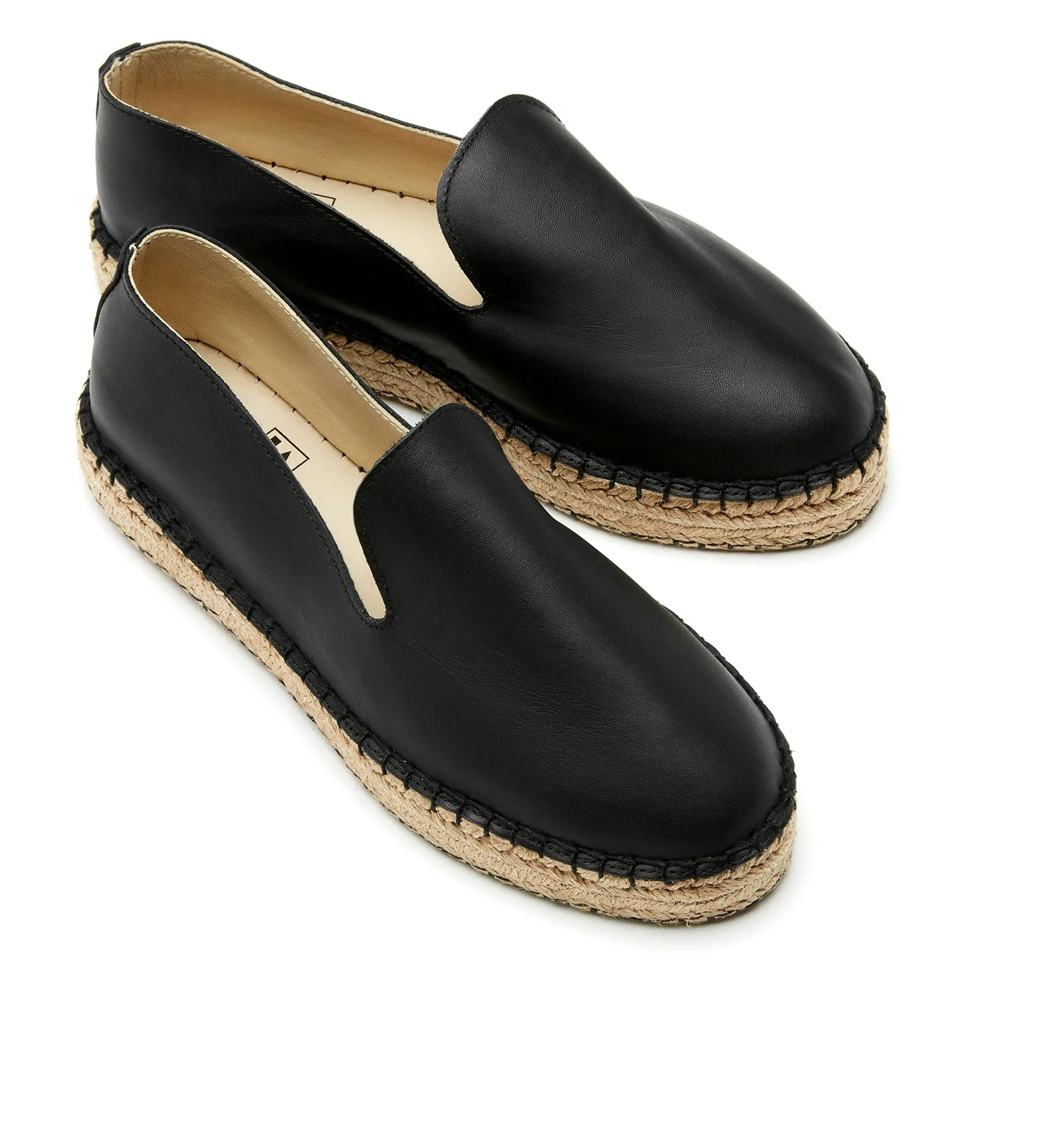 CREW LEATHER ESPADRILLE sold by La CANADIENNE product image thumbnail 3