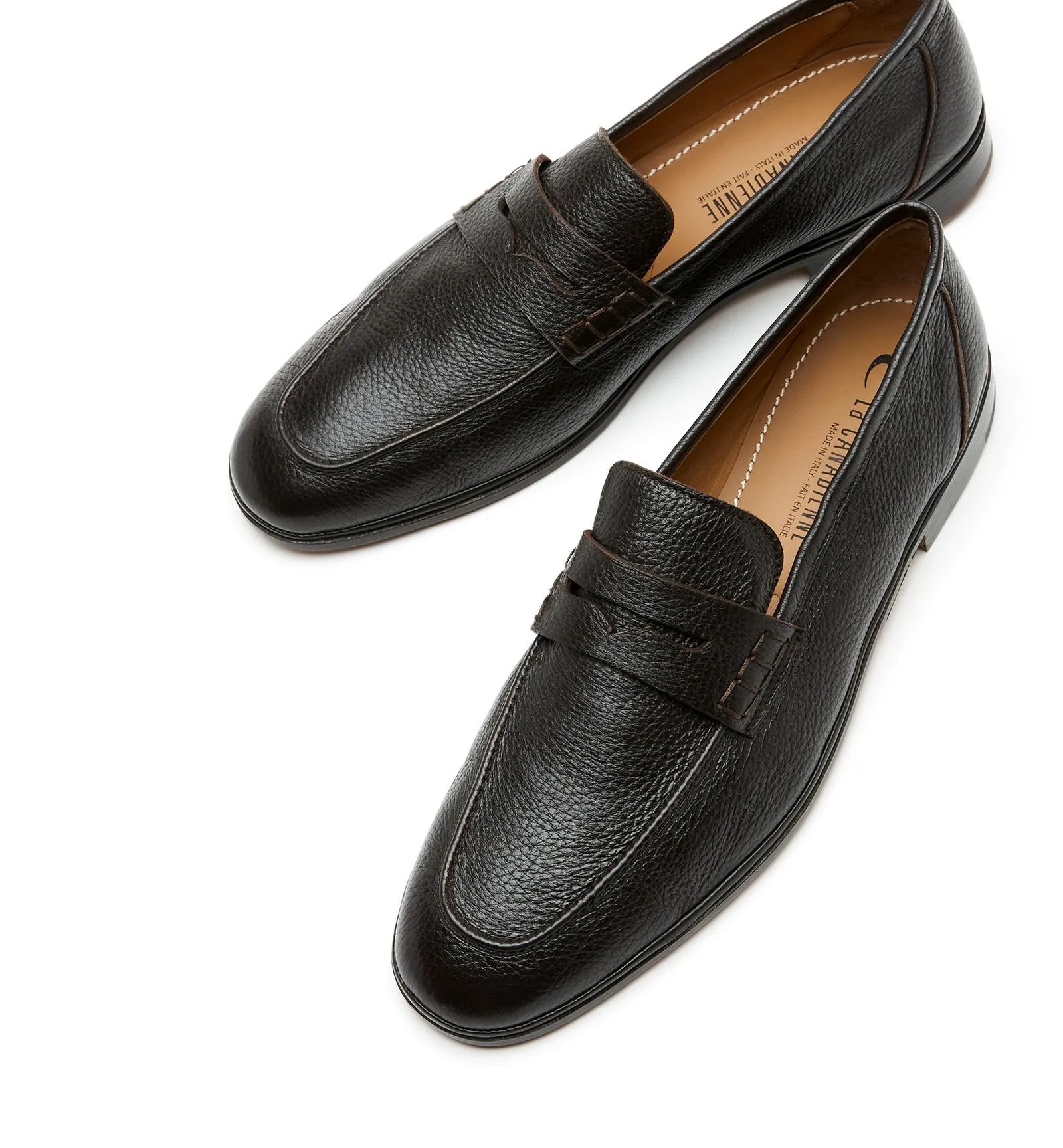 MAURO MEN'S LEATHER LOAFER sold by La CANADIENNE product image thumbnail 3