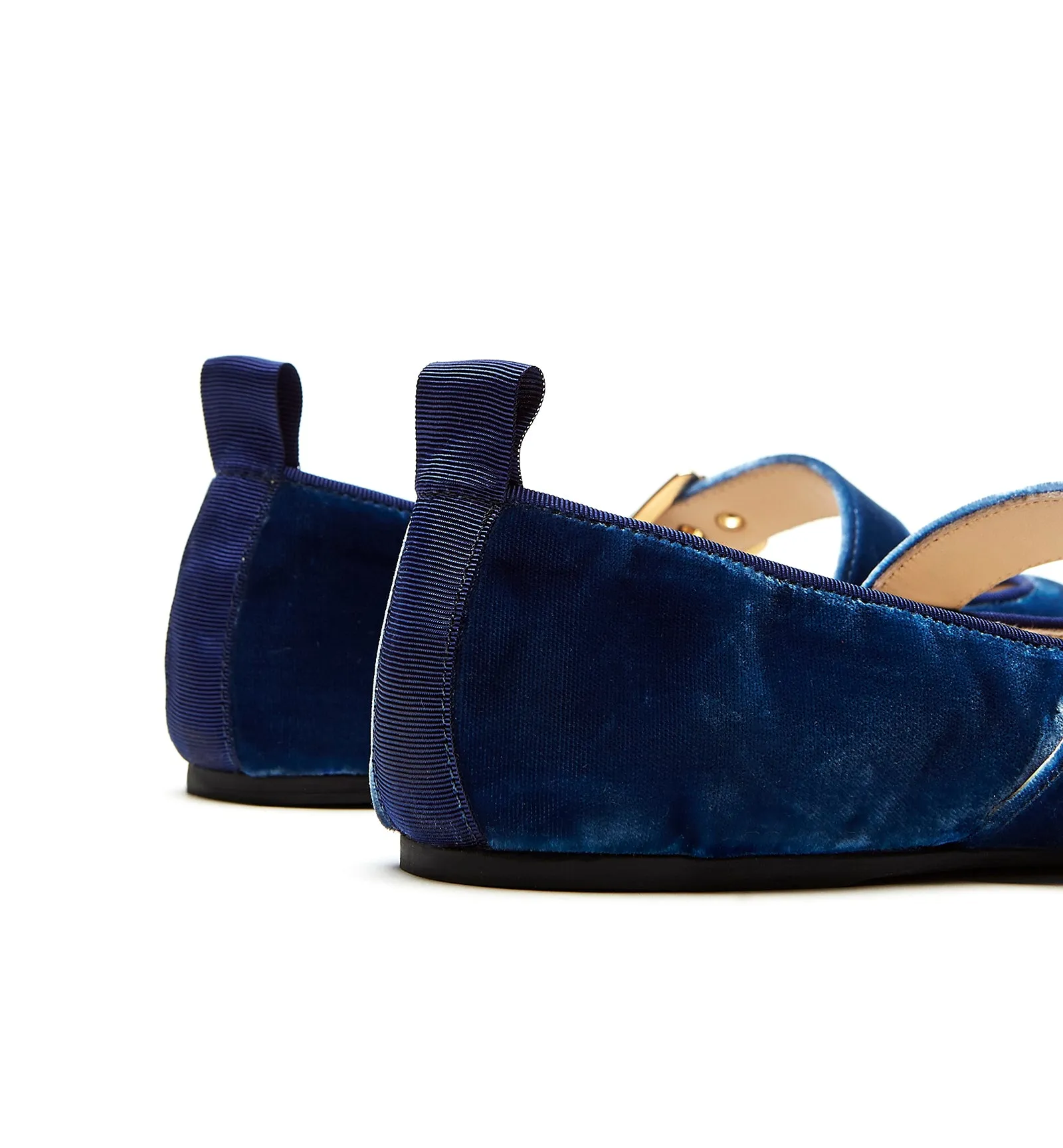 GENIE MARY JANE VELVET FLAT sold by La CANADIENNE product image thumbnail 4