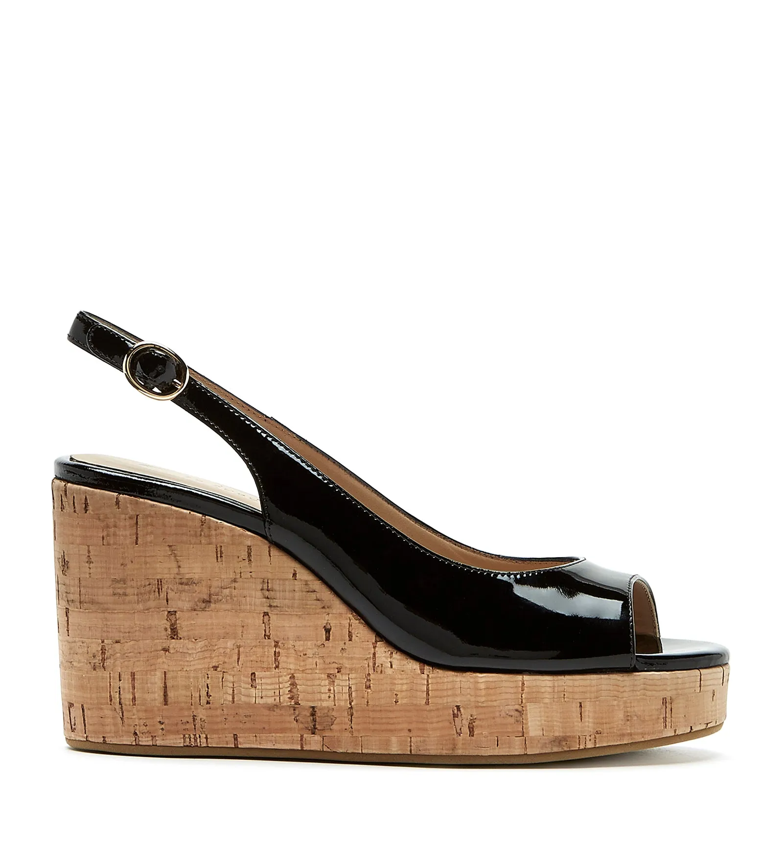 FITZCORK LEATHER WEDGE SANDAL sold by La CANADIENNE product image thumbnail 5